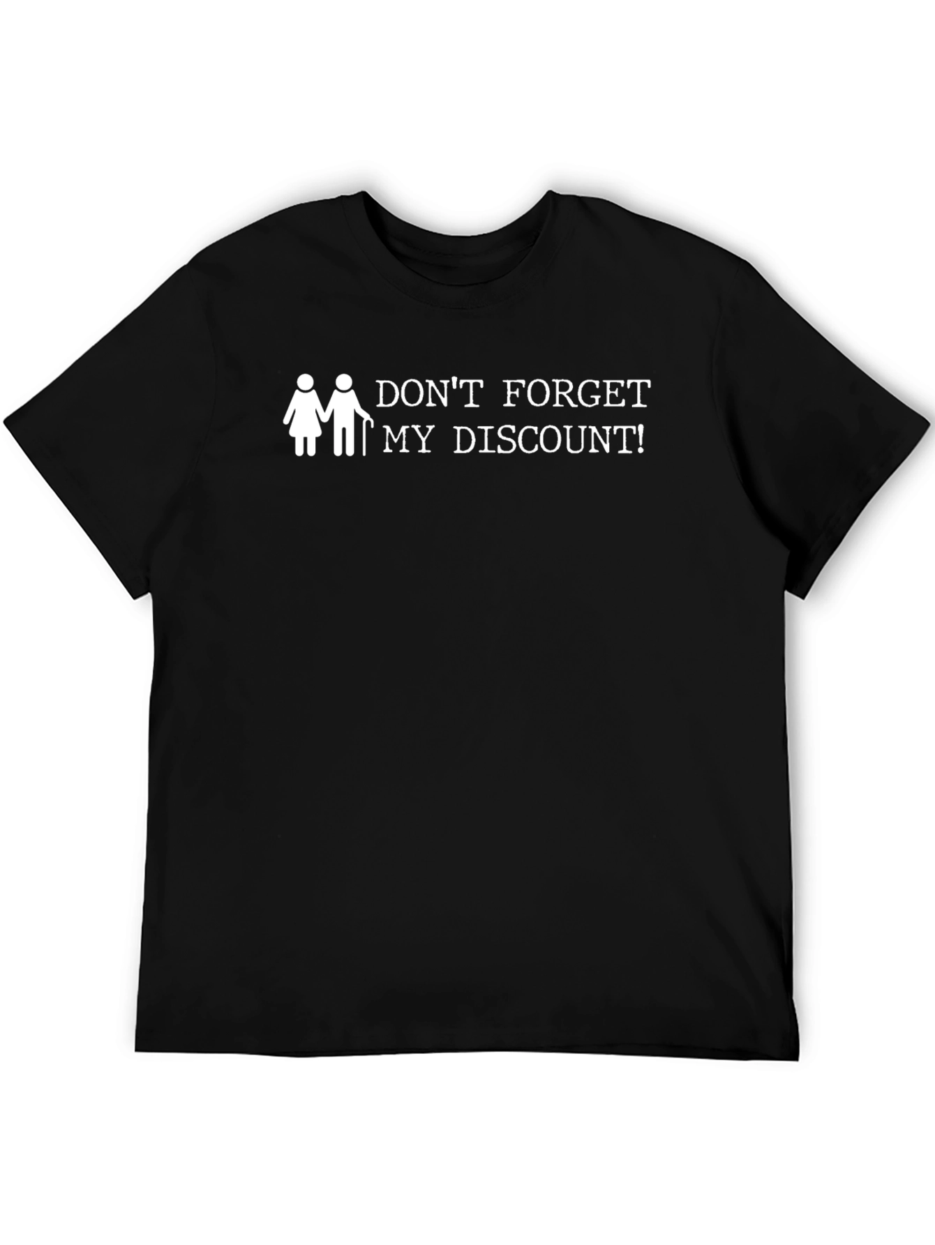 Black Don't Forget My Discount Black Tee view 5