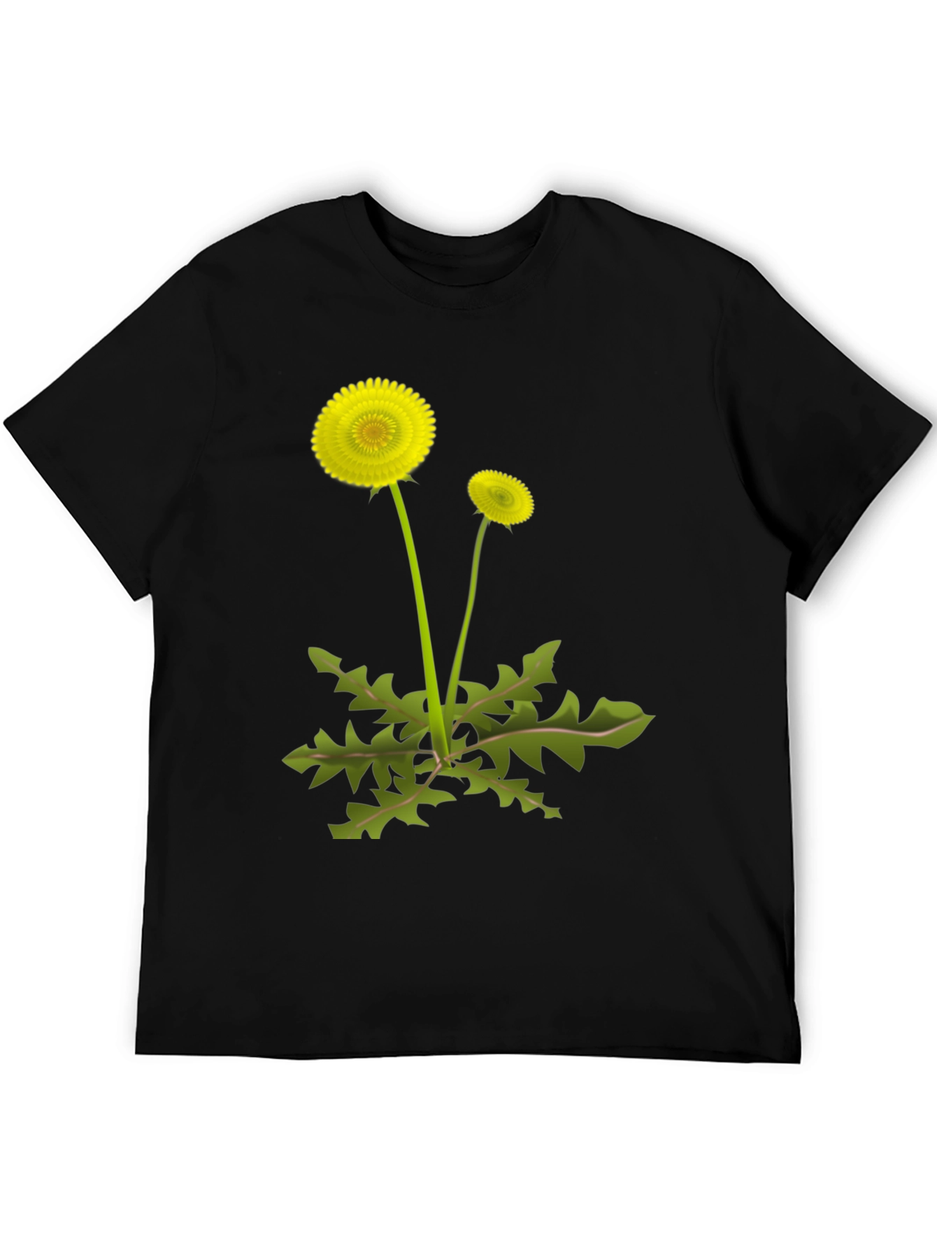 Black Dandelion Graphic Tee - Black view 5