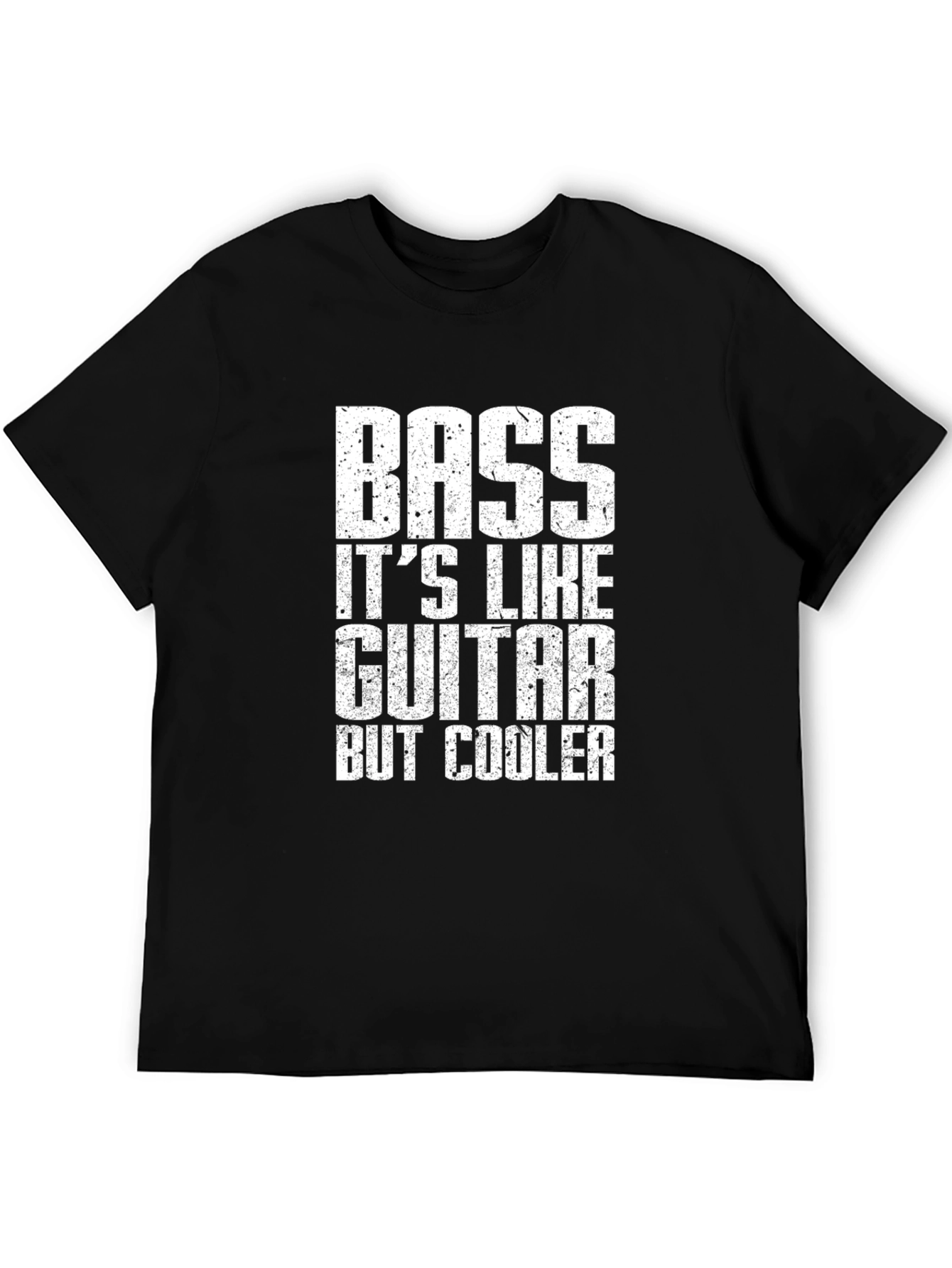 Black Bass is Cooler T-Shirt - Musician Humor Tee view 5