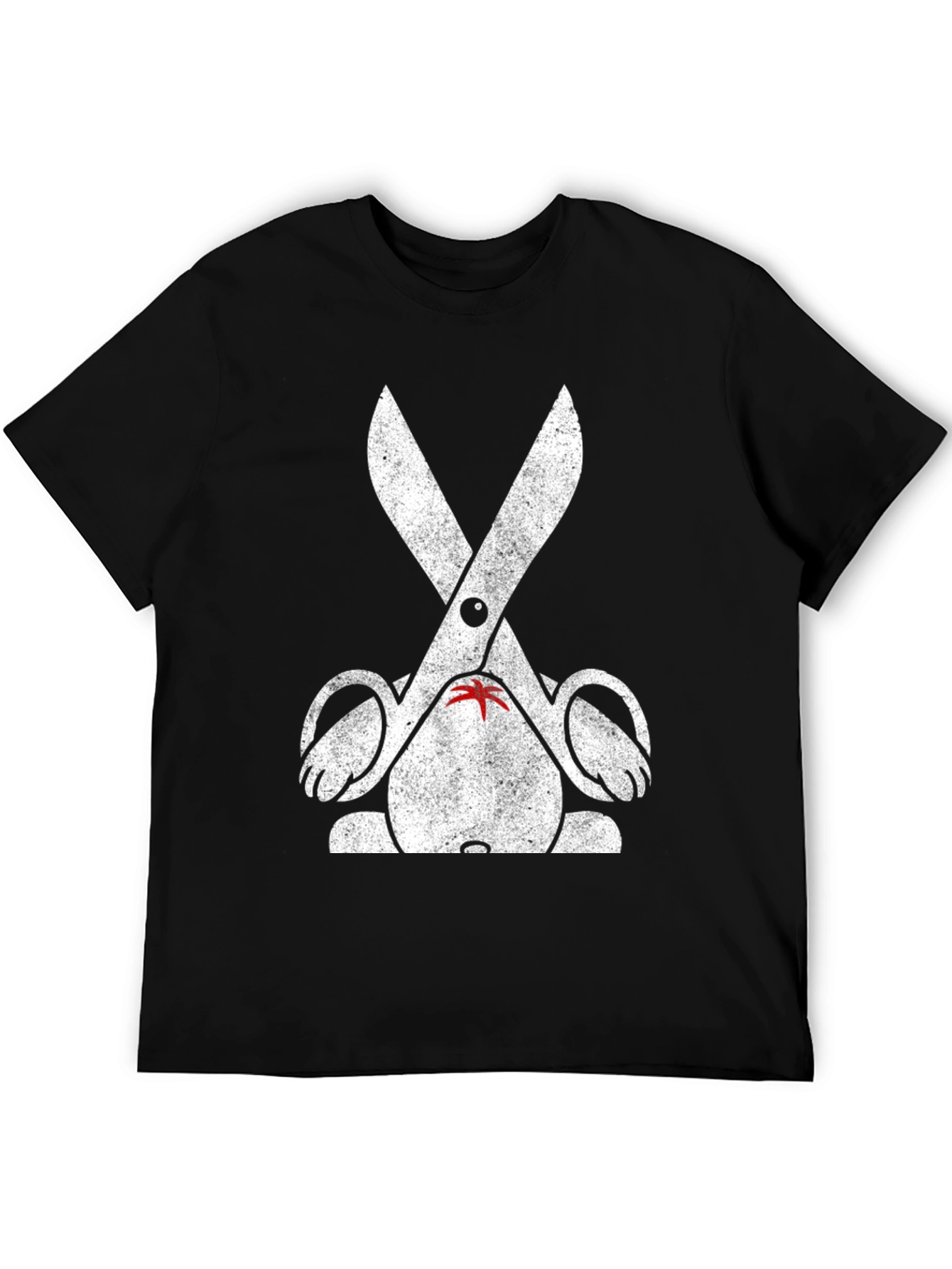 Black Hair Stylist Scissor Graphic Tee - Unisex view 5