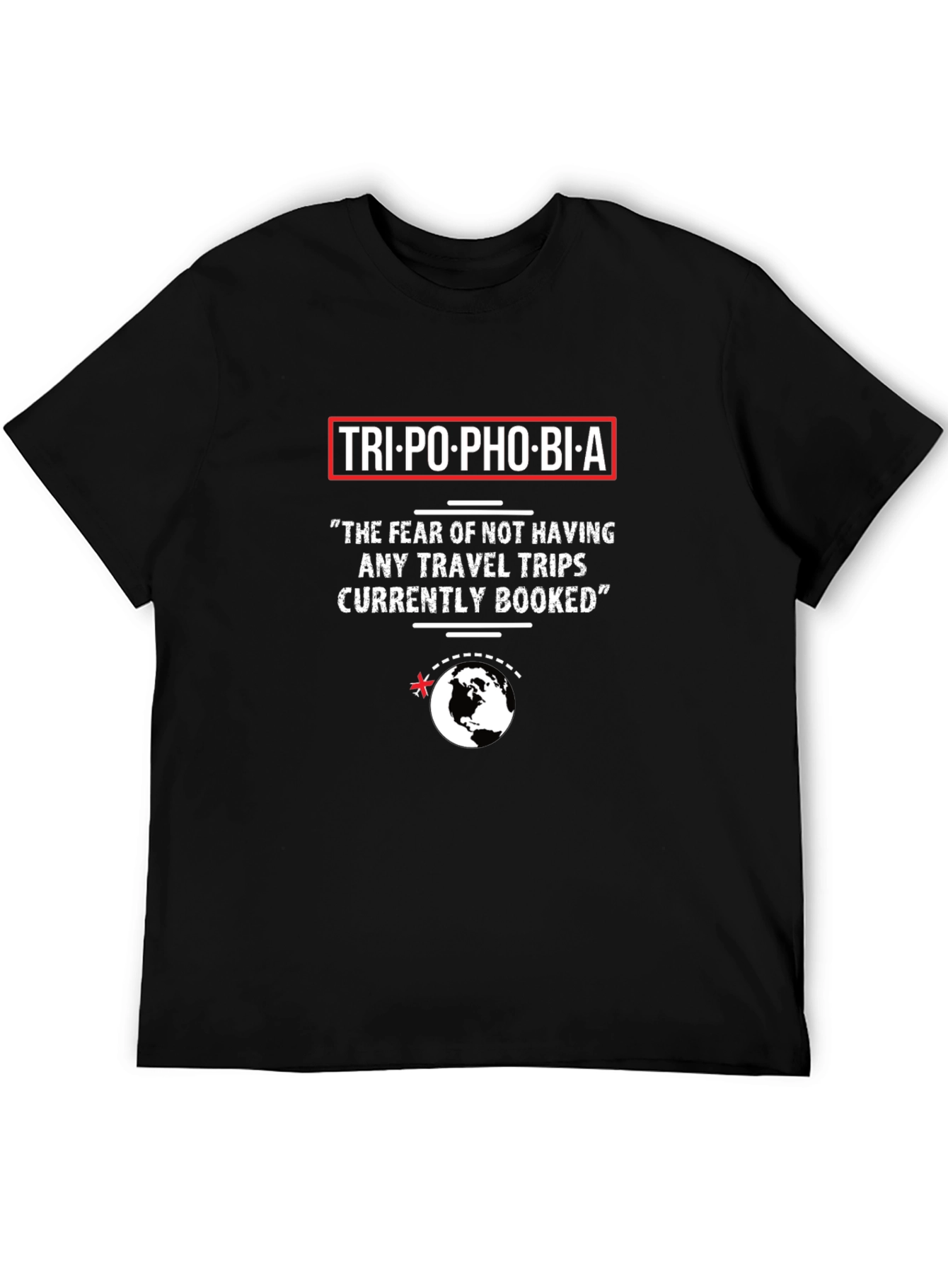 Black Tripophobia T-Shirt - Funny Travel Lover Tee view 5