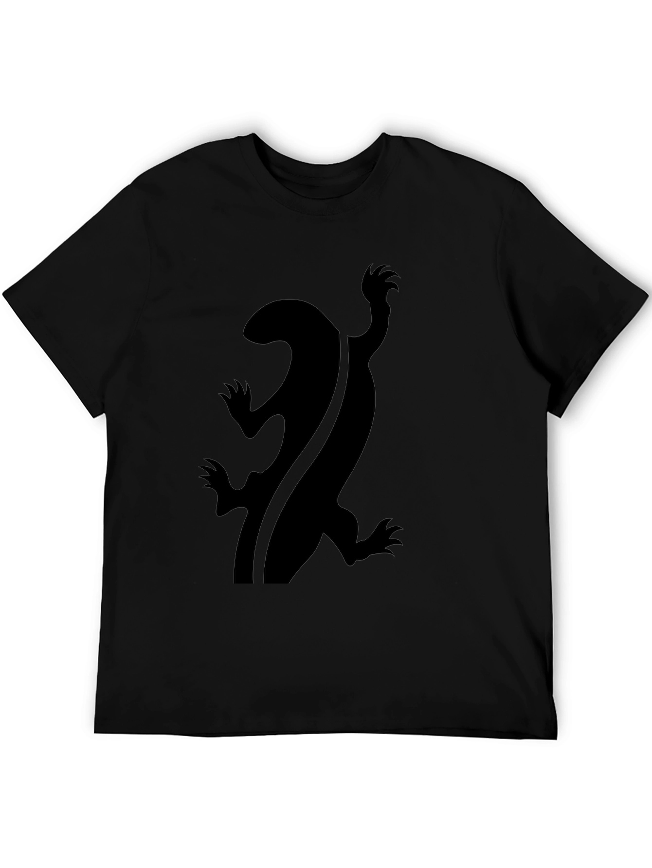 Black Black Lizard Graphic Tee - Unique Design view 5