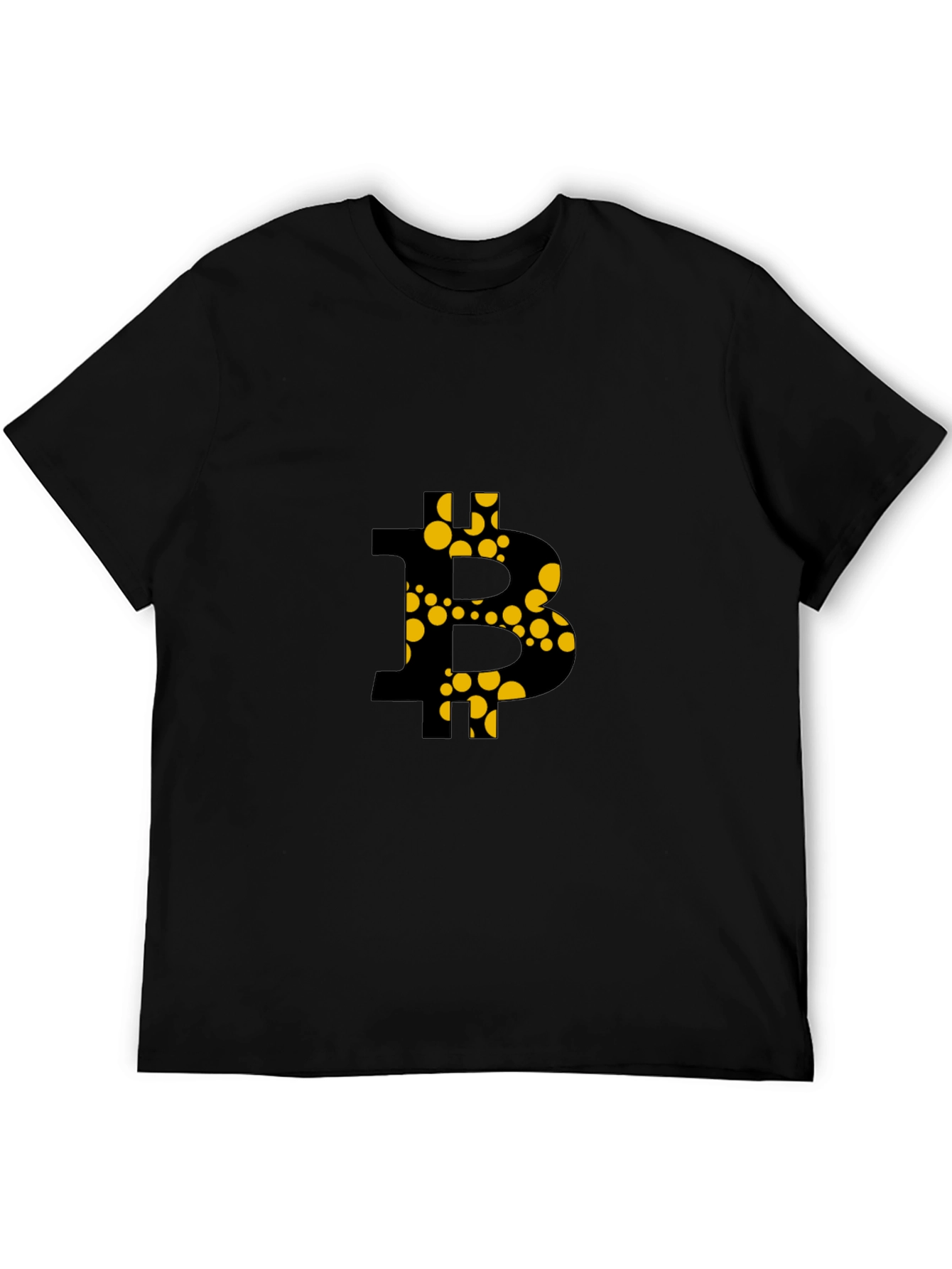 Black Bitcoin Graphic Tee - Black Crypto T-Shirt view 5