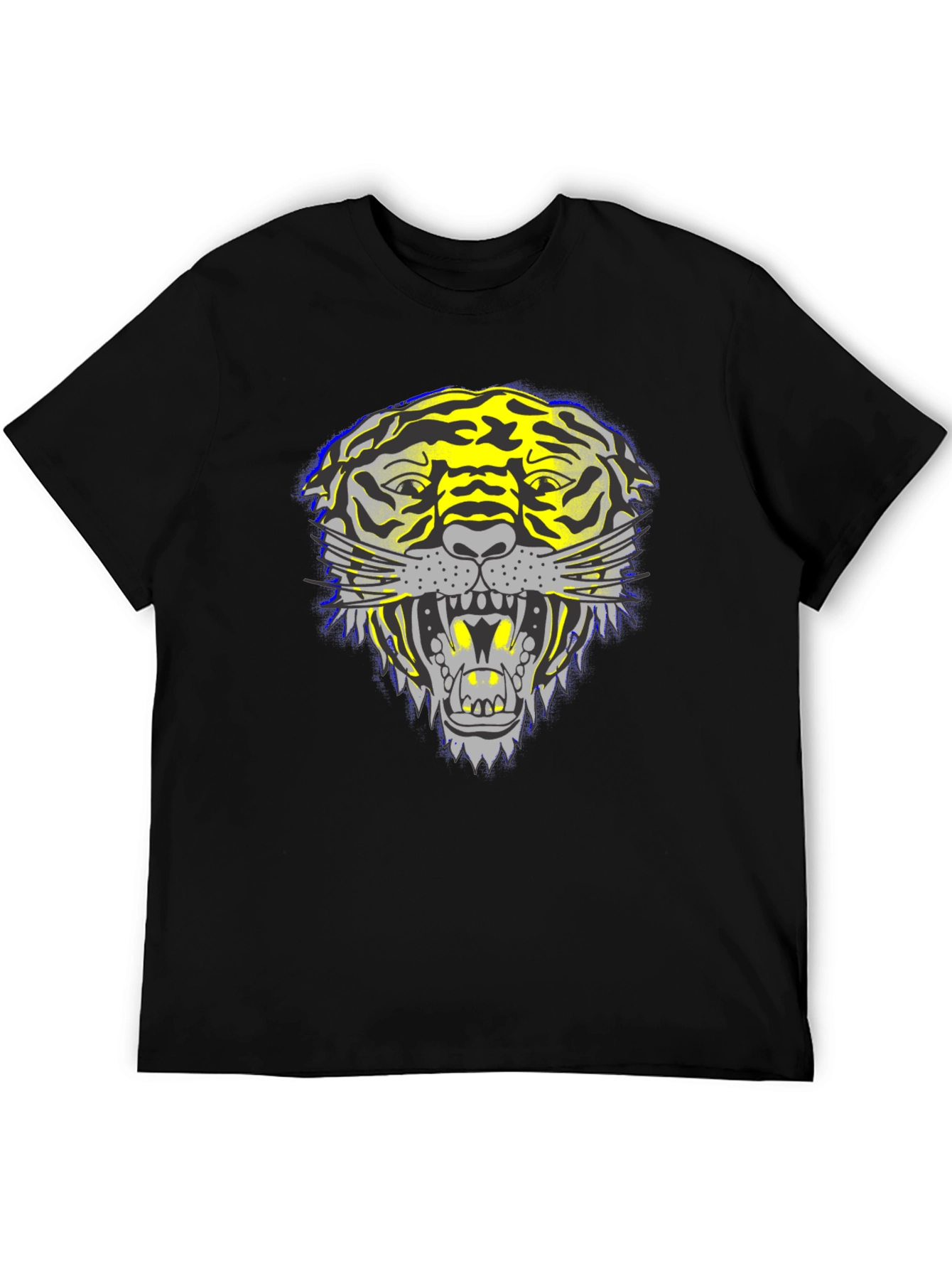 Black Bold Tiger Graphic Tee - Fierce Style view 5