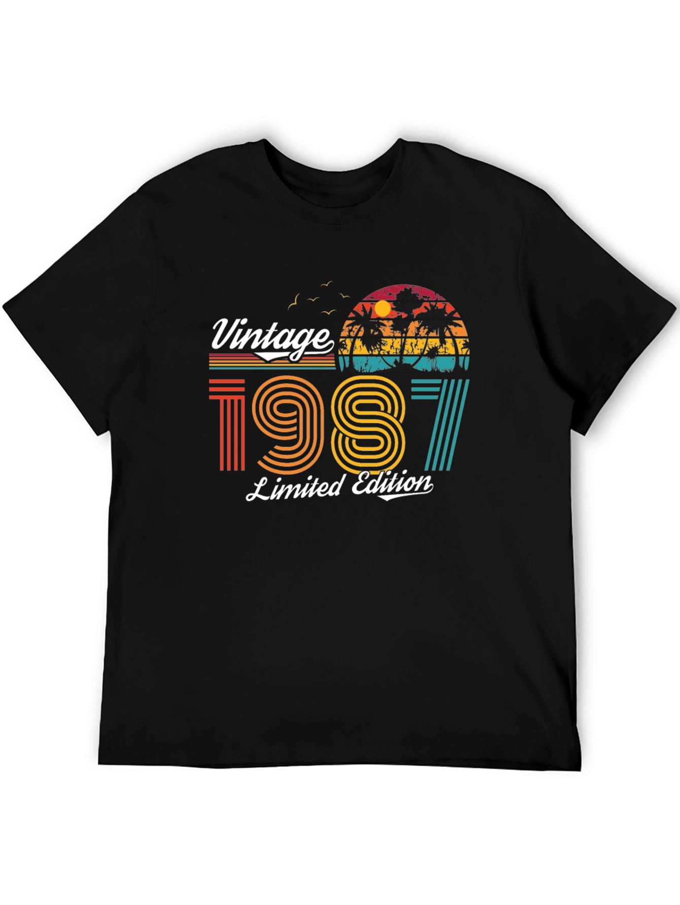 Black Vintage 1987 Limited Edition T-Shirt view 5