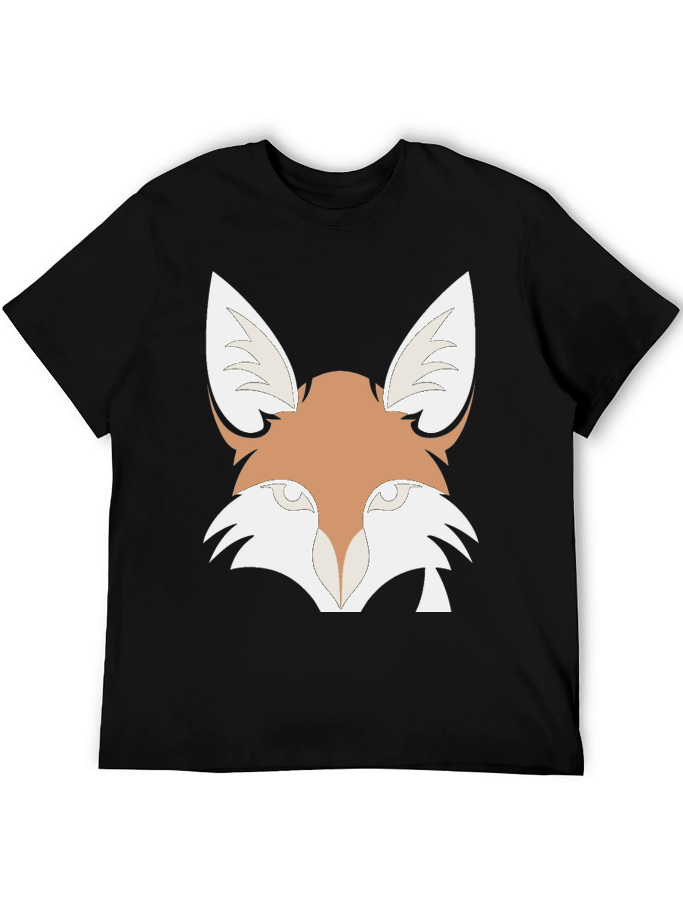 Black Fox Graphic Tee - Stylish Animal Print T-Shirt view 5