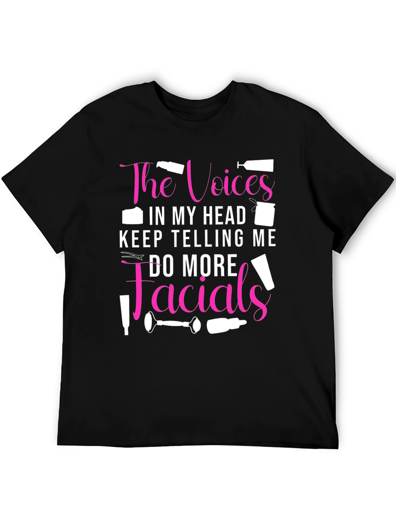 Voices in My Head Facials Graphic Tee - 5