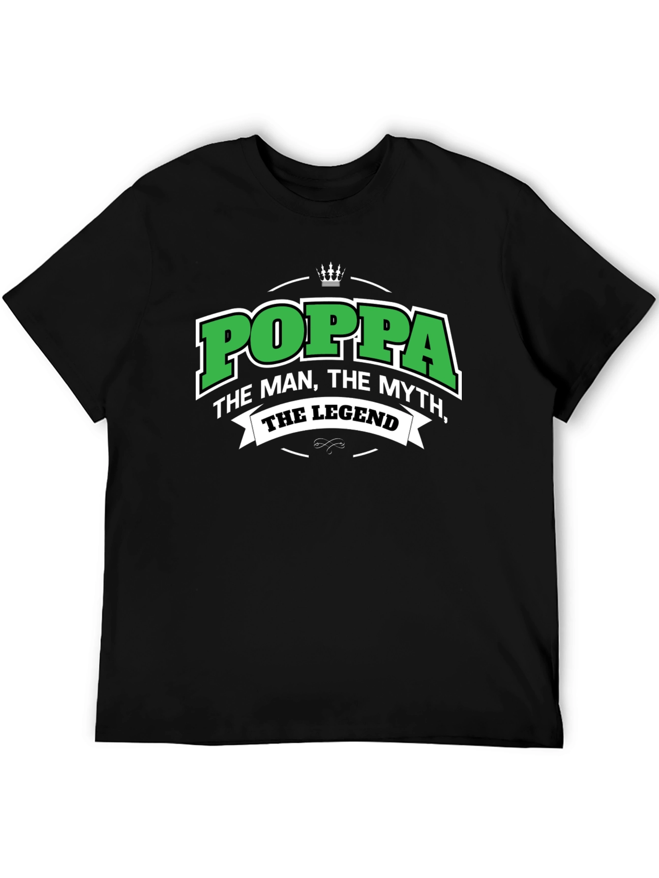 Black Poppa The Man, The Myth, The Legend T-Shirt view 5