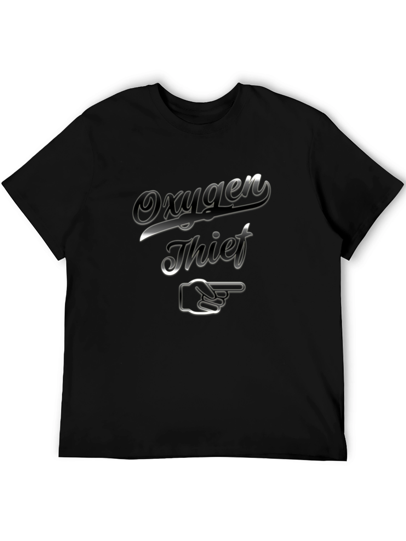 Black Oxygen Thief Graphic Novelty T-Shirt view 5