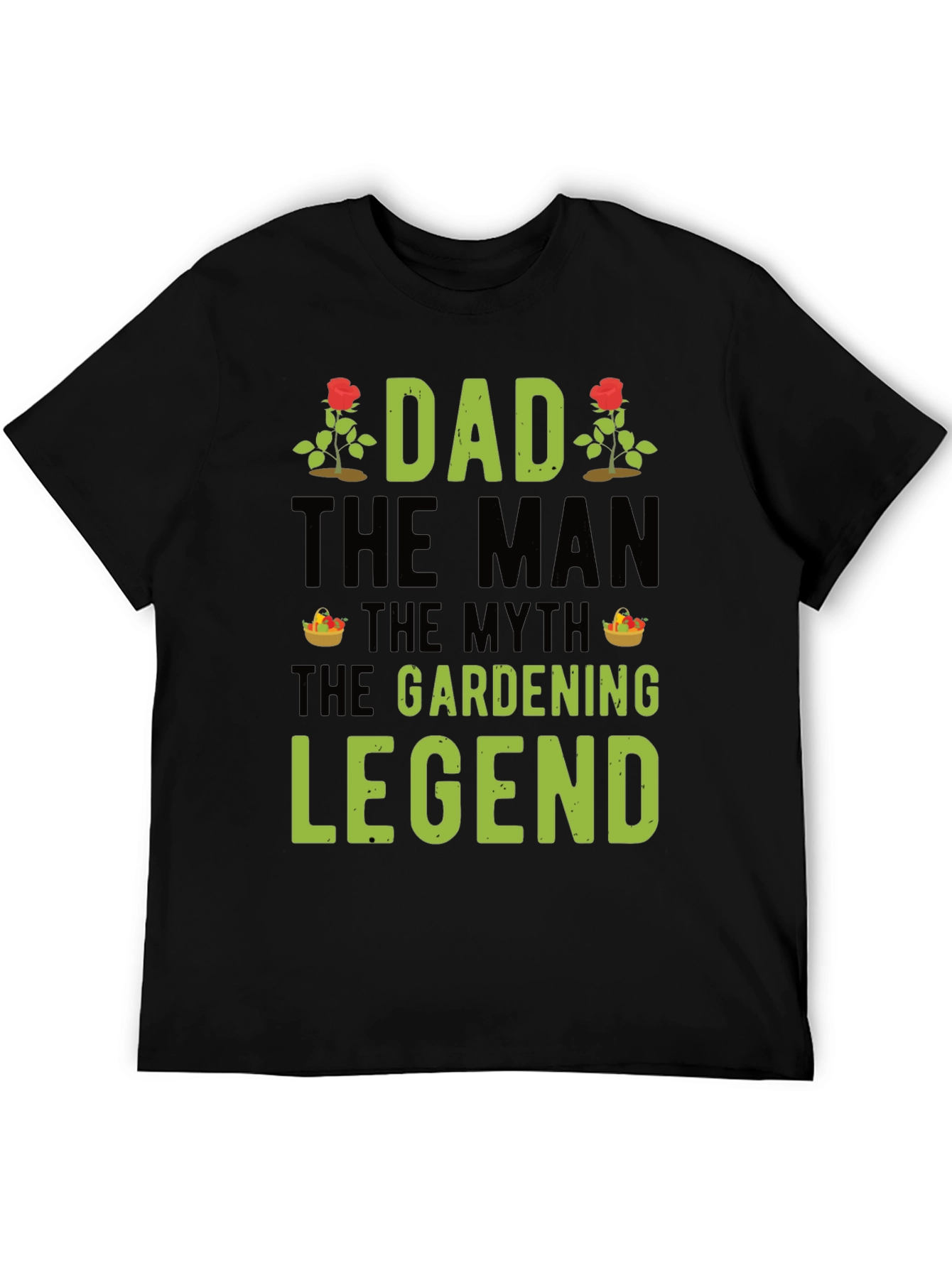 Black Dad, The Gardening Legend T-Shirt - Perfect Gift! view 5