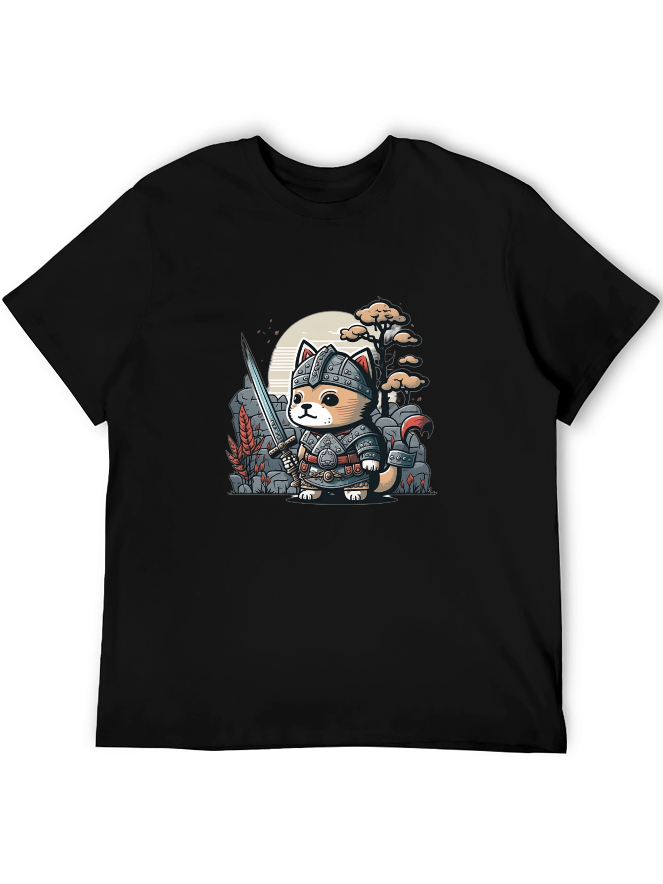 Black Warrior Cat T-Shirt view 5