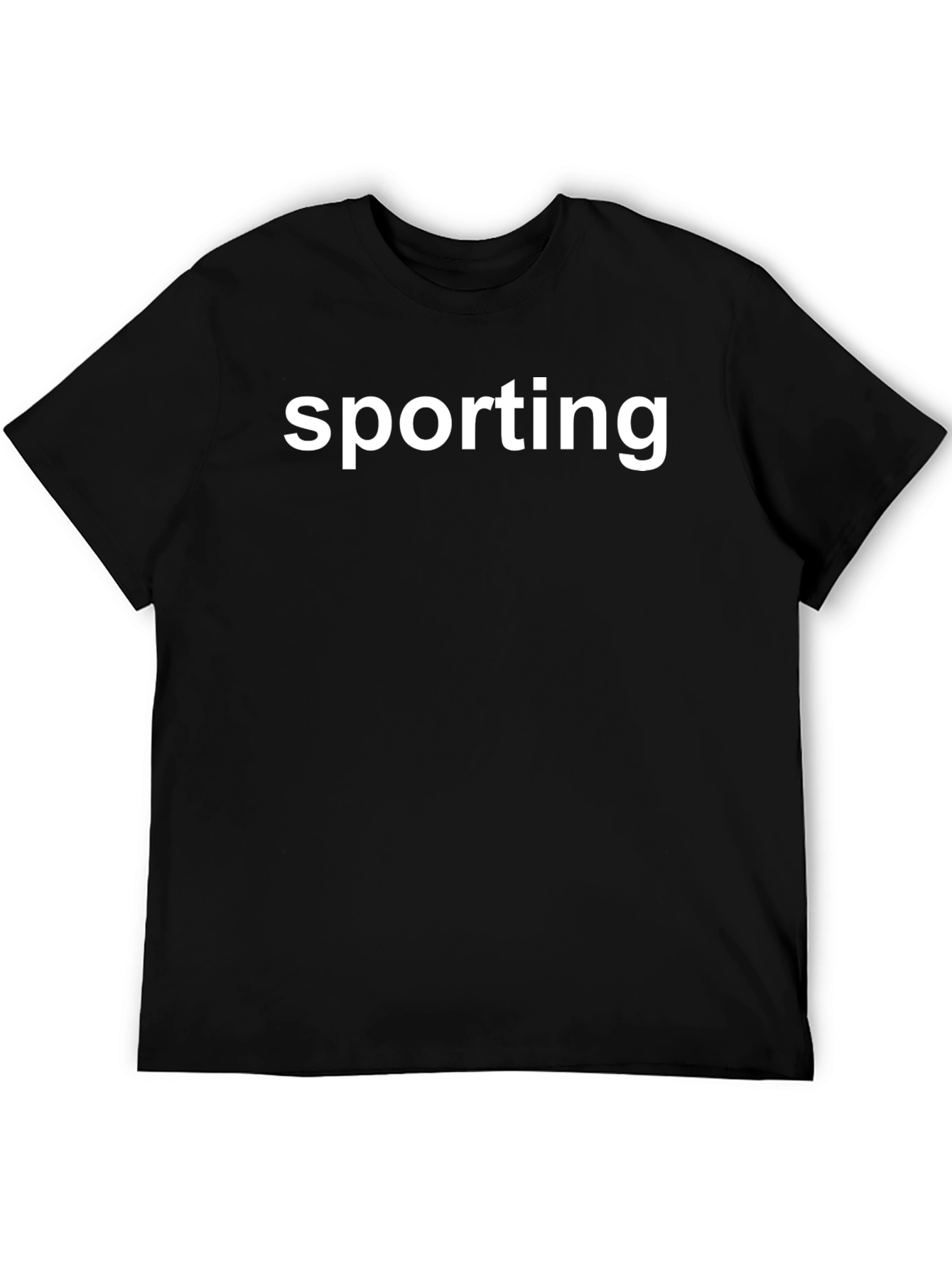 Black Sporting Black T-Shirt view 5