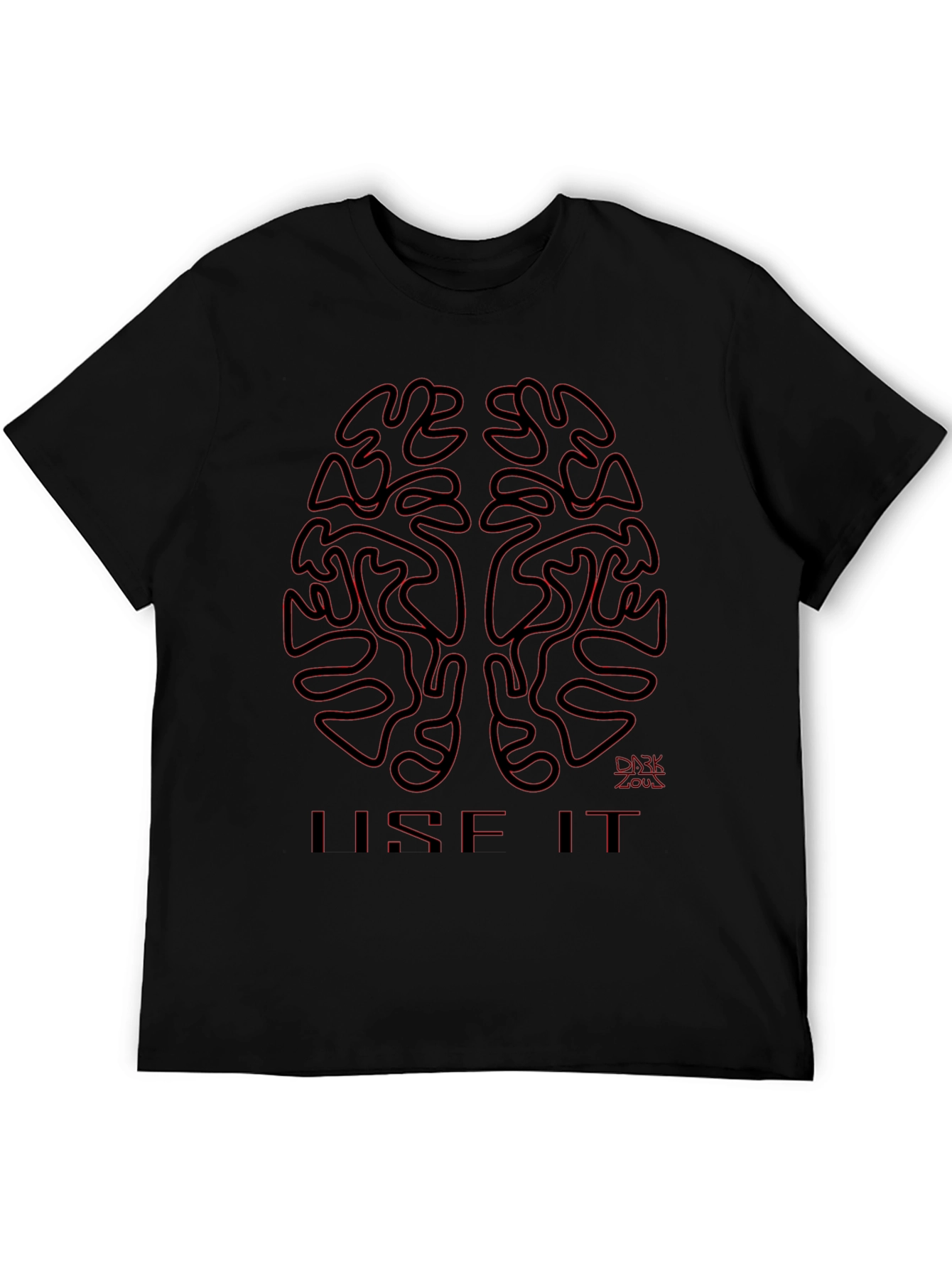 Black Brain Use It Graphic Tee - Dark Loud view 5