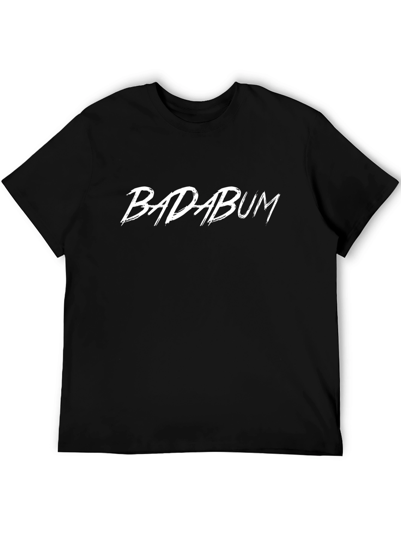 Black Badabum Graphic Tee - Mens Black T-Shirt view 5