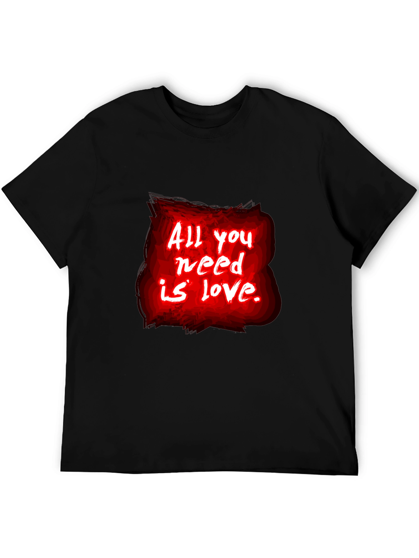Black Love Graphic T-Shirt - All You Need Is Love view 5