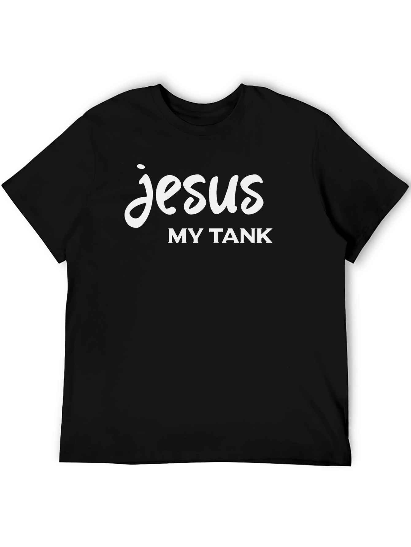 Black Jesus is My Tank Black Graphic Tee view 5