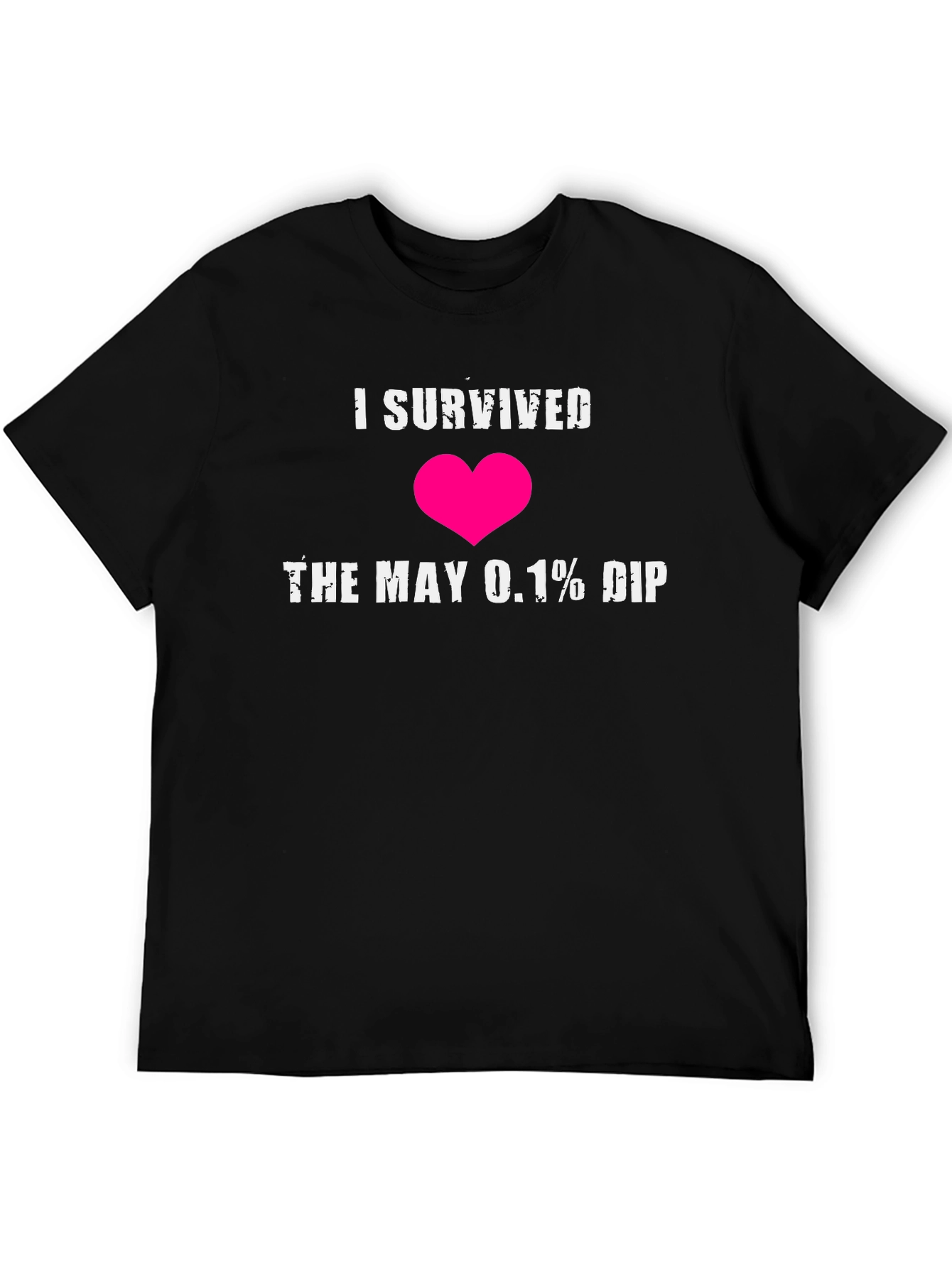 Black I Survived the May 0.1% DIP Graphic T-Shirt view 5