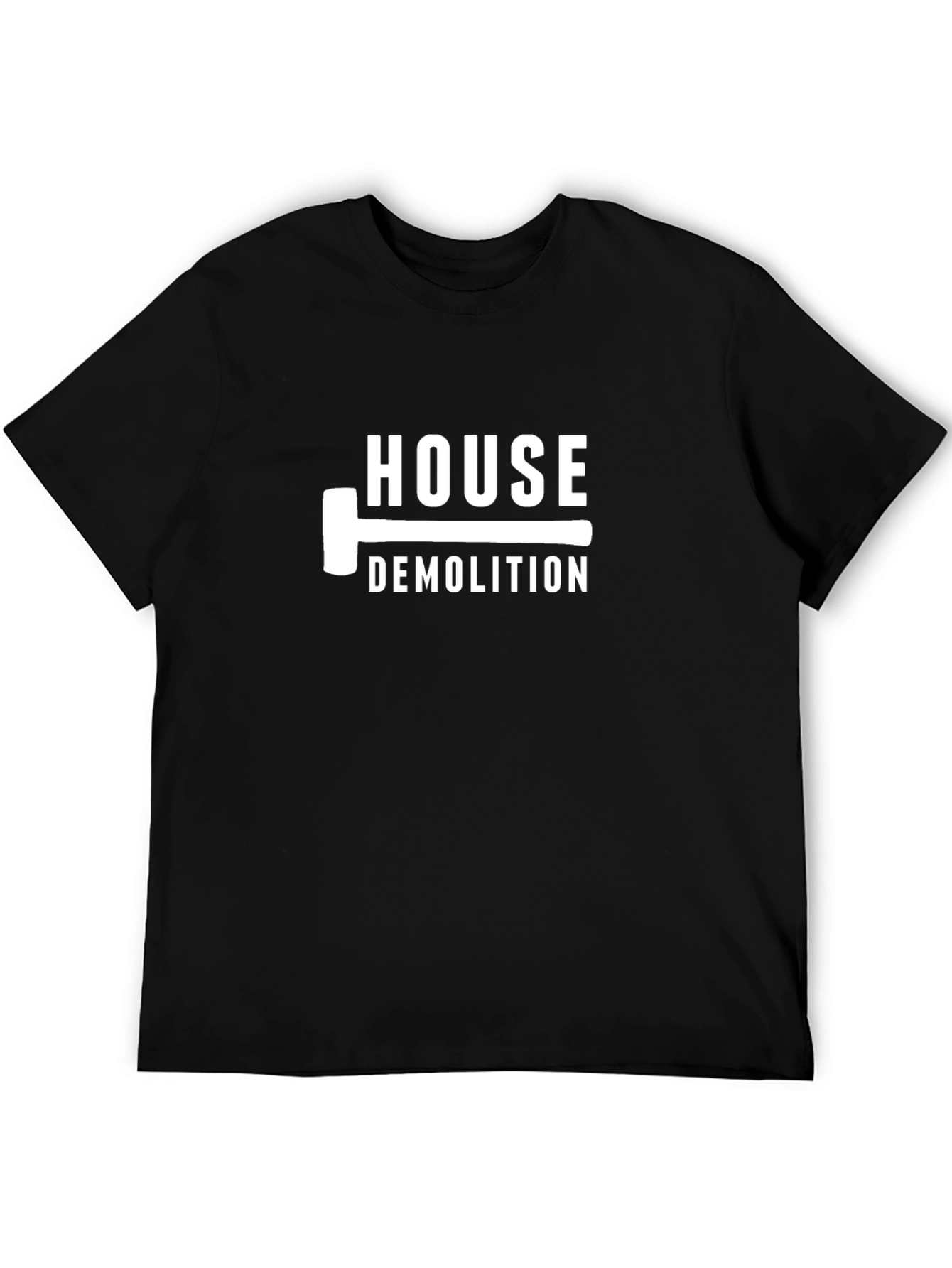 Black House Demolition Graphic Tee - Black view 5