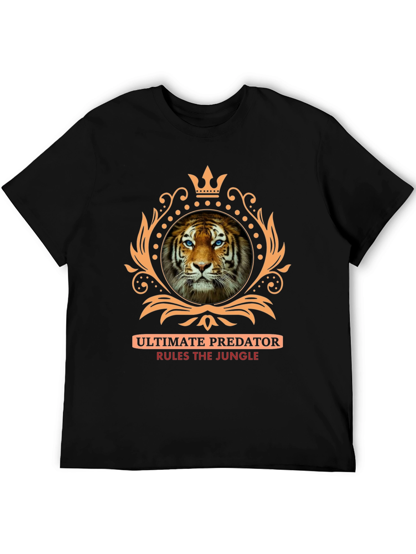 Black Ultimate Predator Tiger Graphic Tee - Black view 5