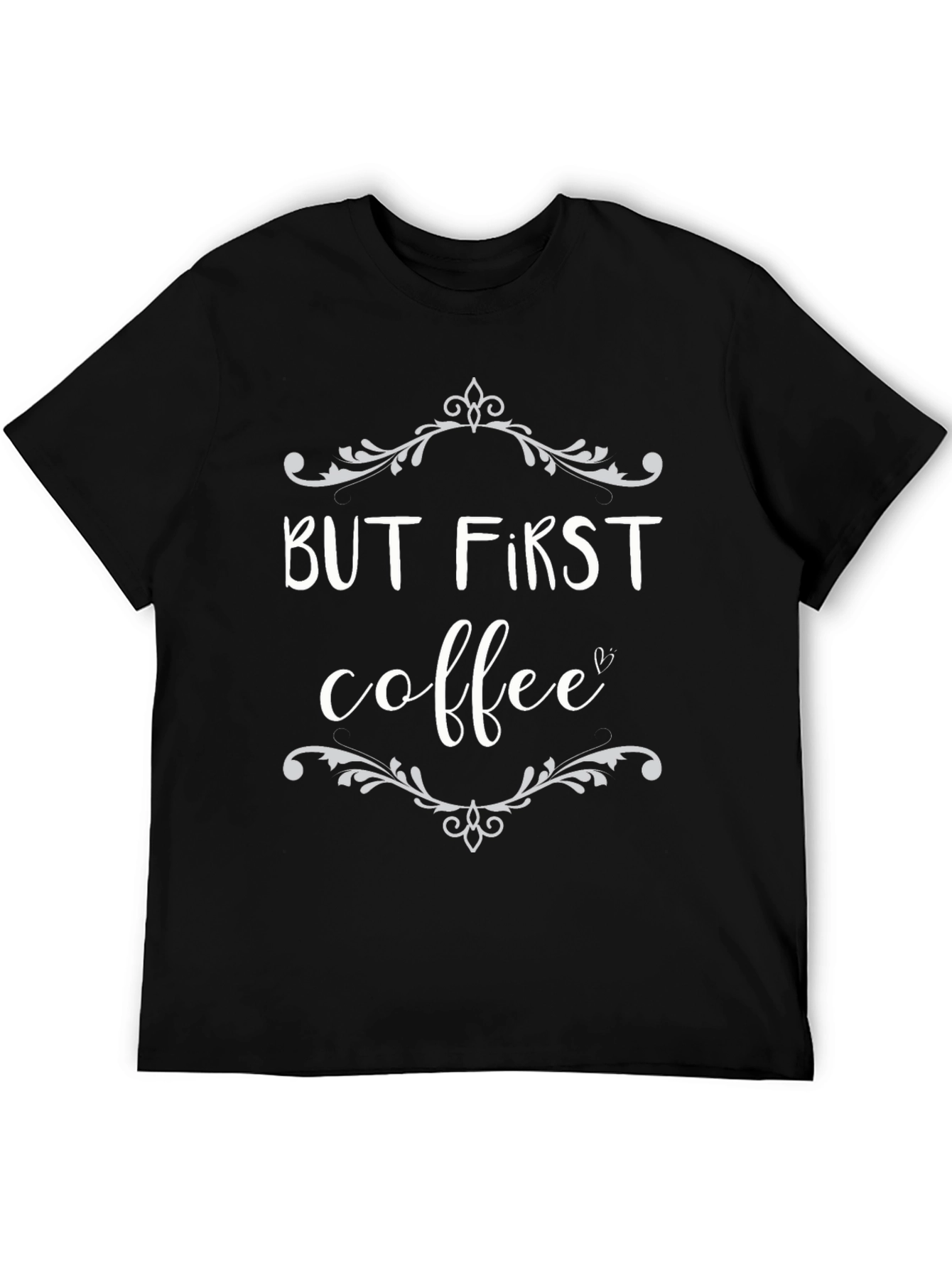 Black But First Coffee Graphic T-Shirt - Black view 5
