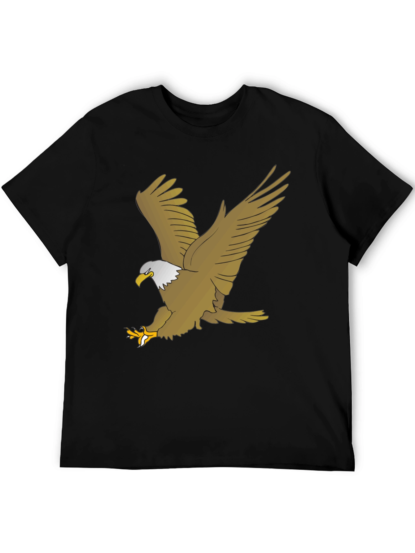Black Eagle Graphic Black T-Shirt view 5