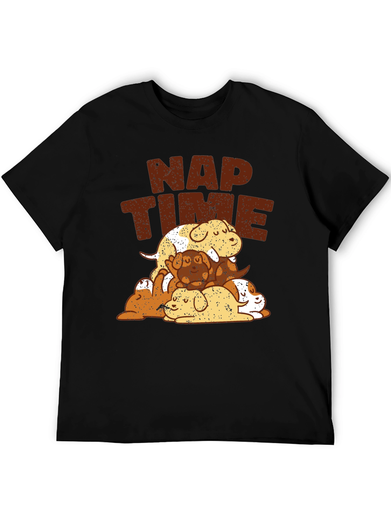 Black Nap Time Dogs Graphic Tee view 5