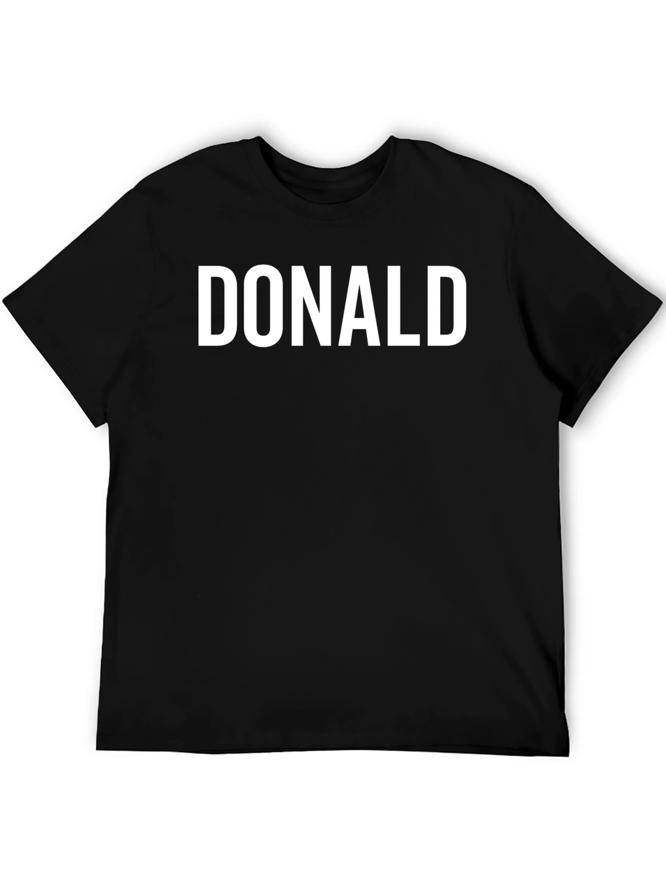 Black Donald Graphic Tee - Classic Black T-Shirt view 5