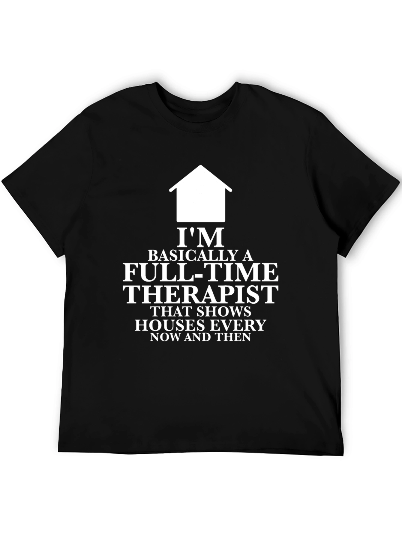 Black Realtor Therapist T-Shirt - Real Estate Agent Humor view 5