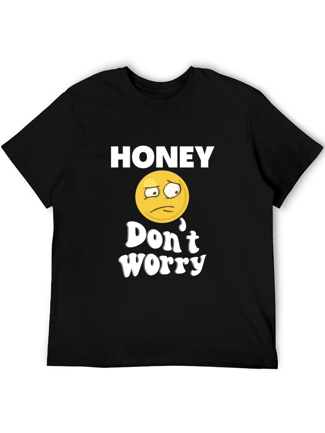Black Honey Don't Worry Graphic Tee view 5