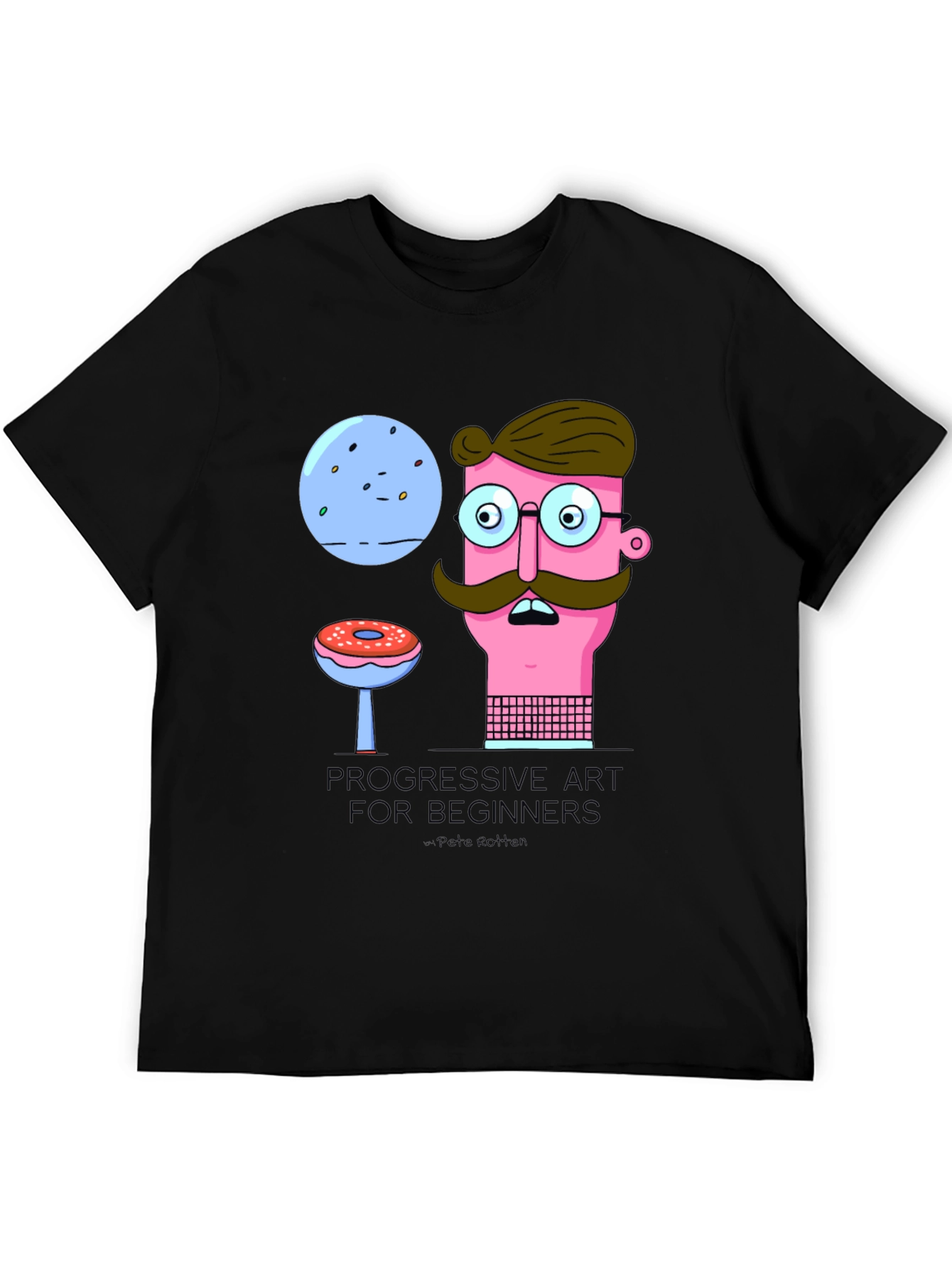 Black Progressive Art T-Shirt view 5