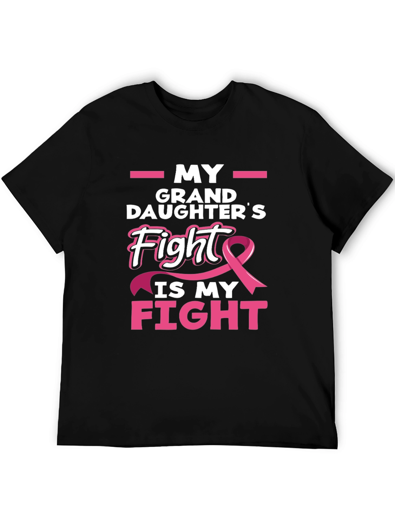 Black Granddaughter's Fight Is My Fight T-Shirt view 5