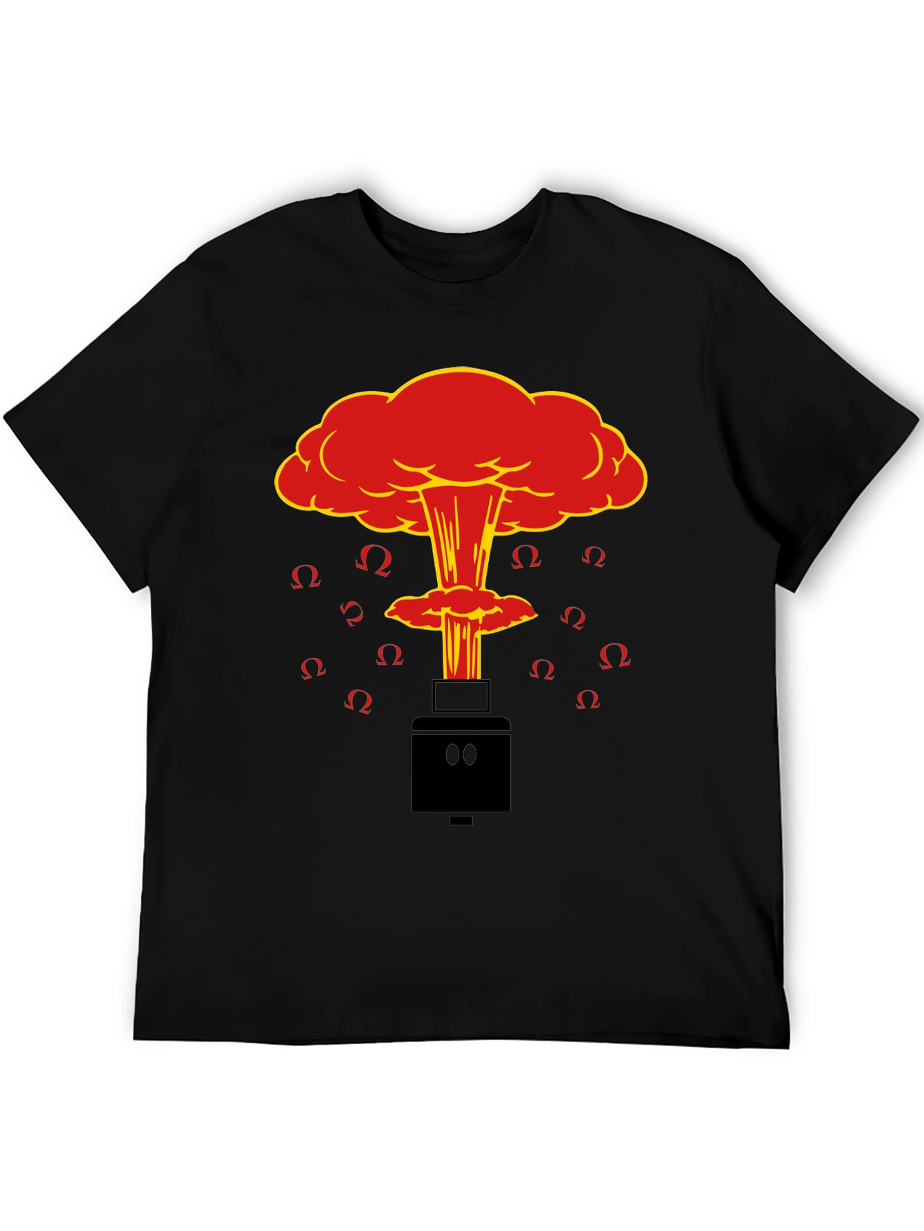 Black Atomic Vape Black T-Shirt view 5