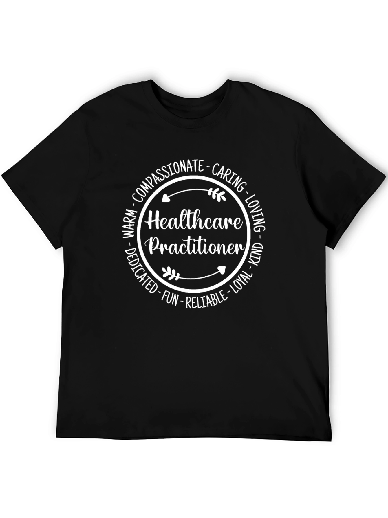 Black Healthcare Practitioner Qualities T-Shirt view 5
