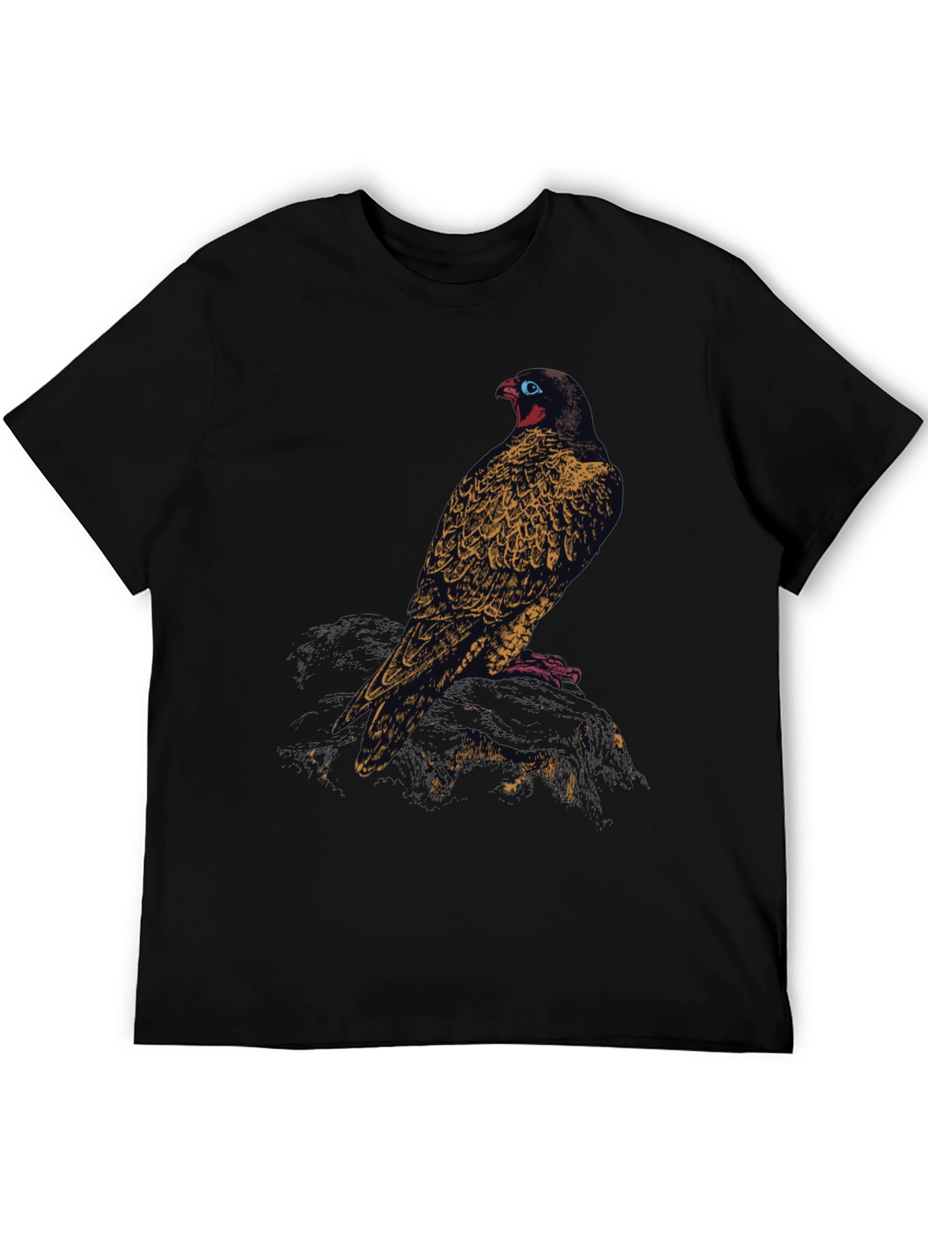 Black Raven Graphic Black T-Shirt view 5