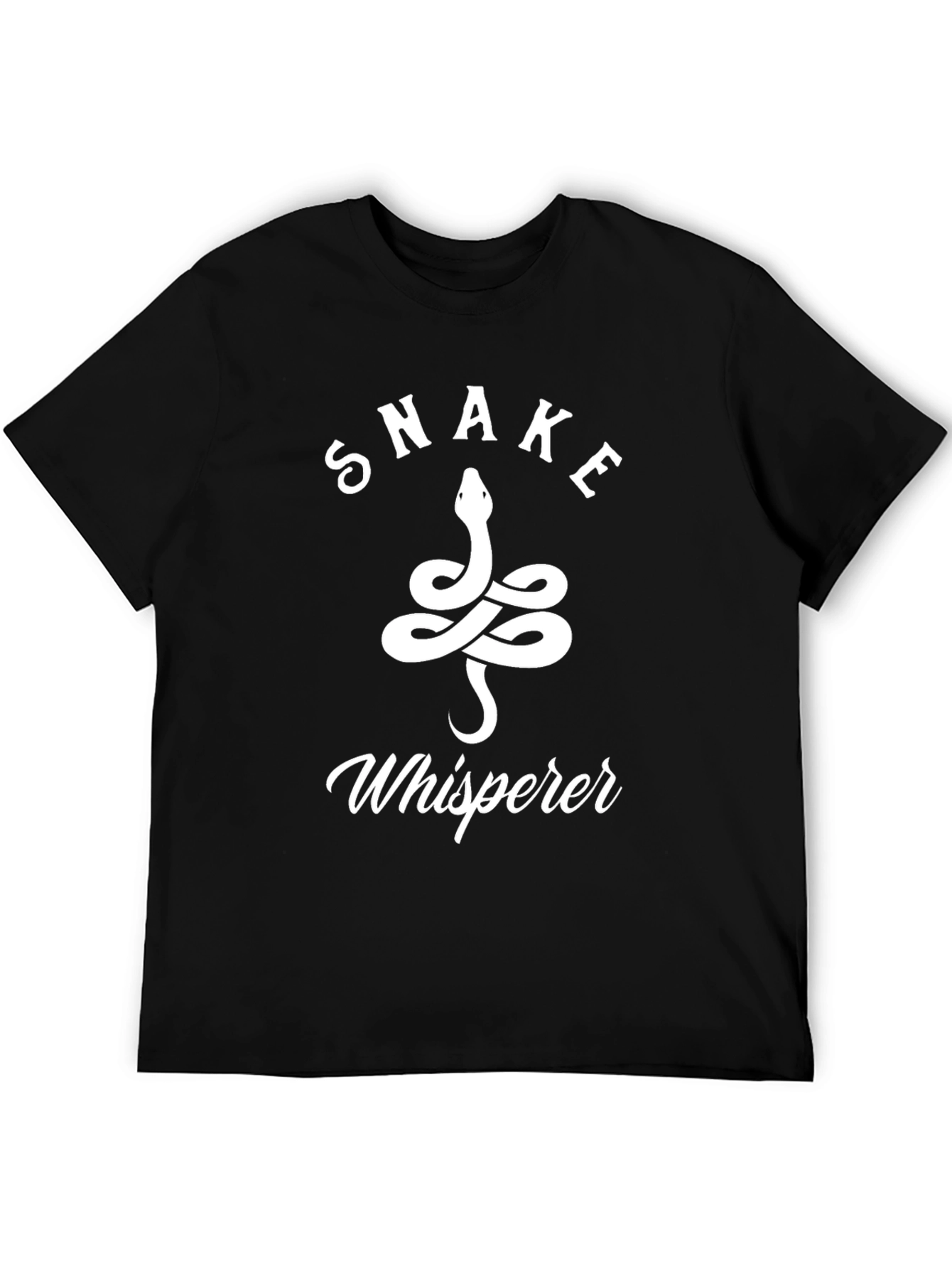 Black Snake Whisperer Graphic T-Shirt - Black view 5