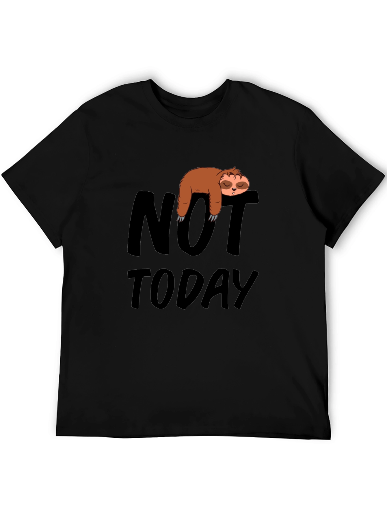 Not Today Sloth Graphic Tee - 5