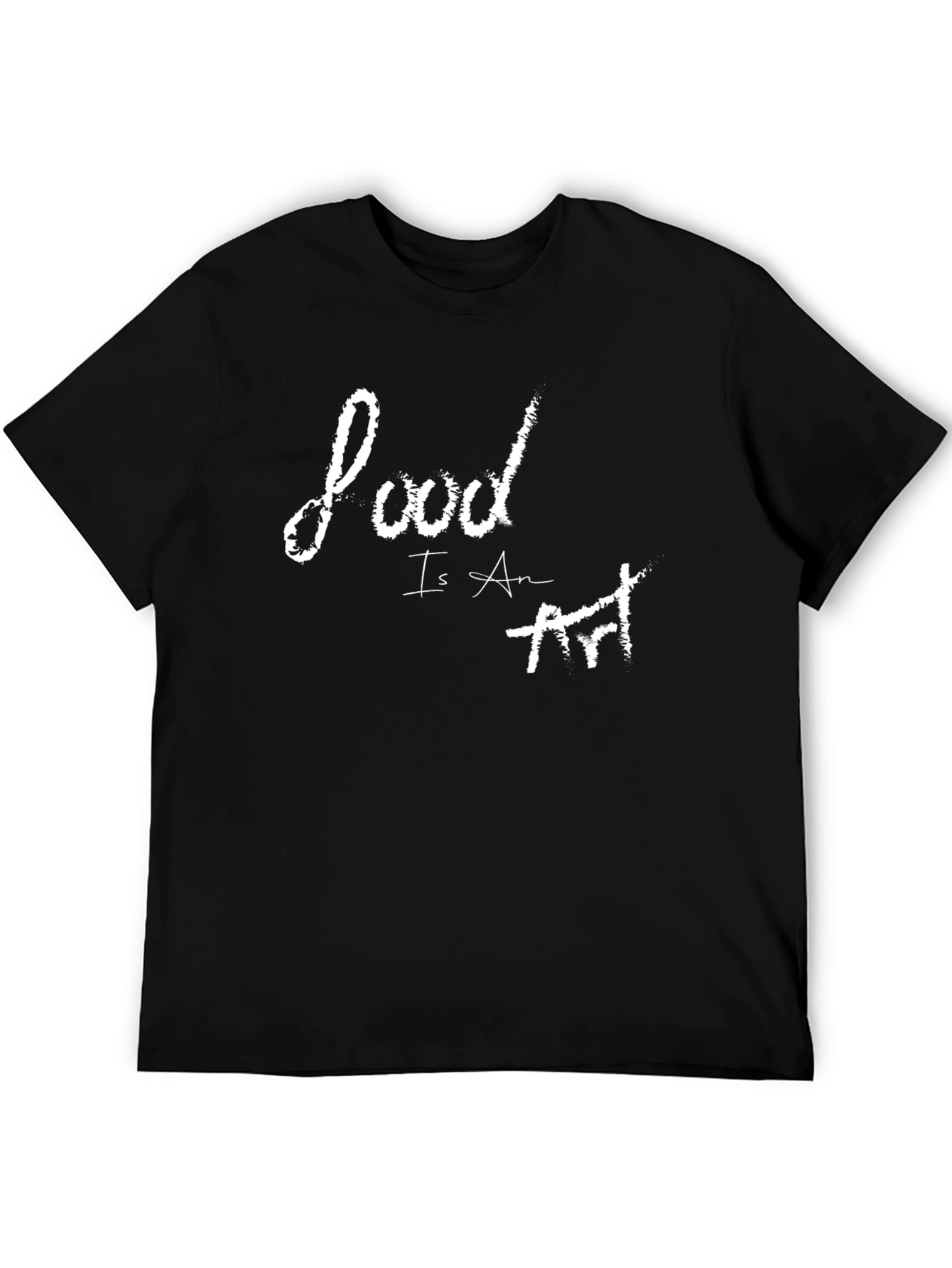 Black Food is Art T-Shirt - Stylish Graphic Tee view 5