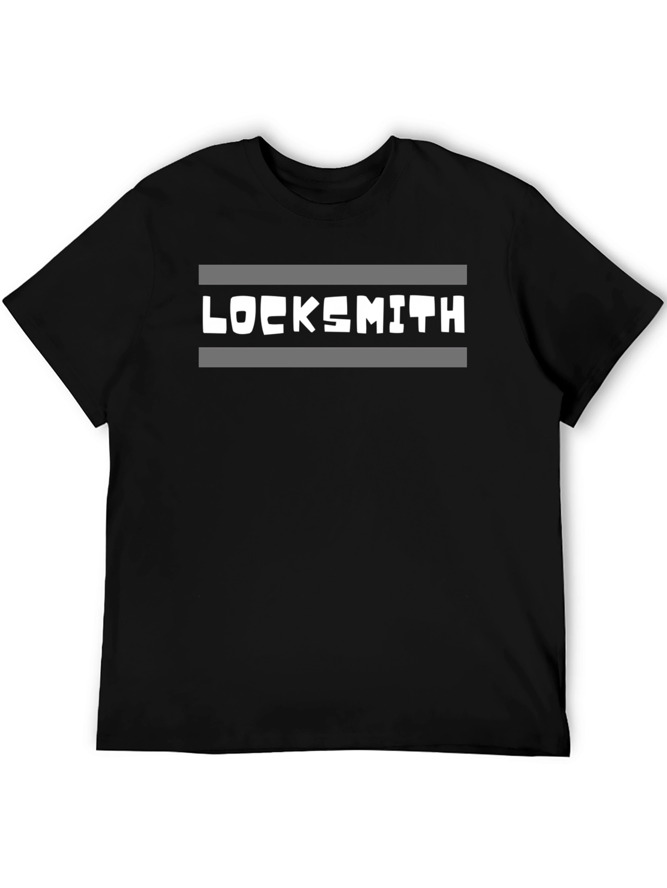 Black Locksmith Graphic Tee - Black Cotton Blend view 5
