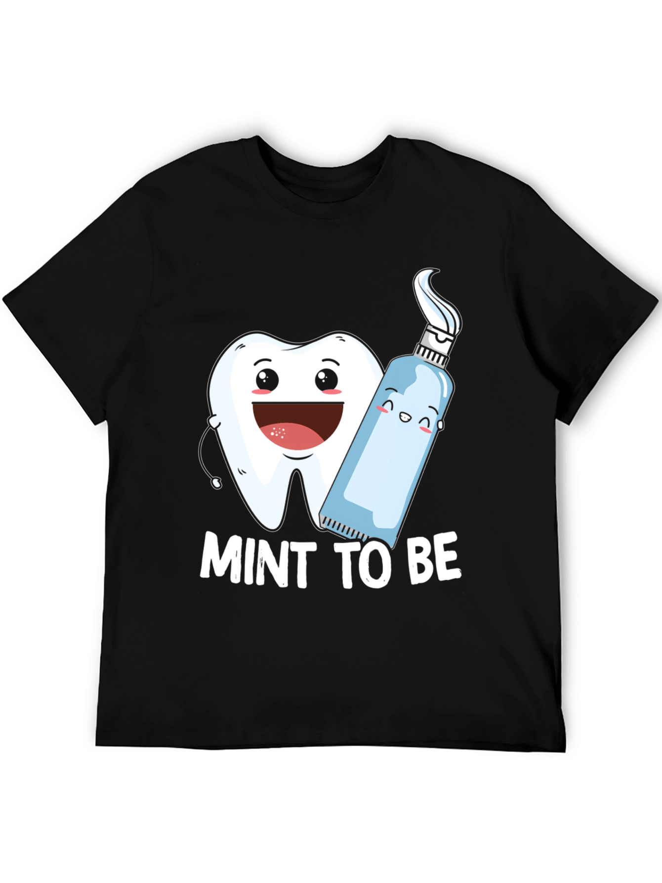 Black Mint To Be T-Shirt: Funny Dental Humor Tee view 5