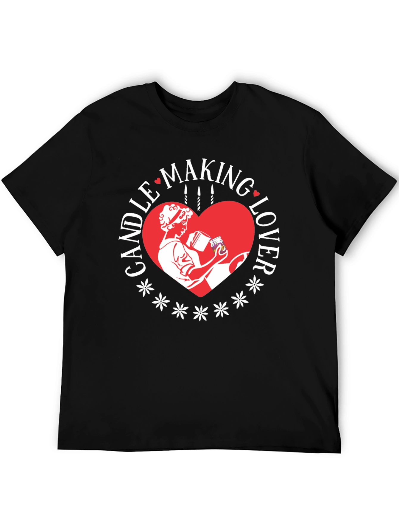 Black Candle Making Lover Black T-Shirt view 5