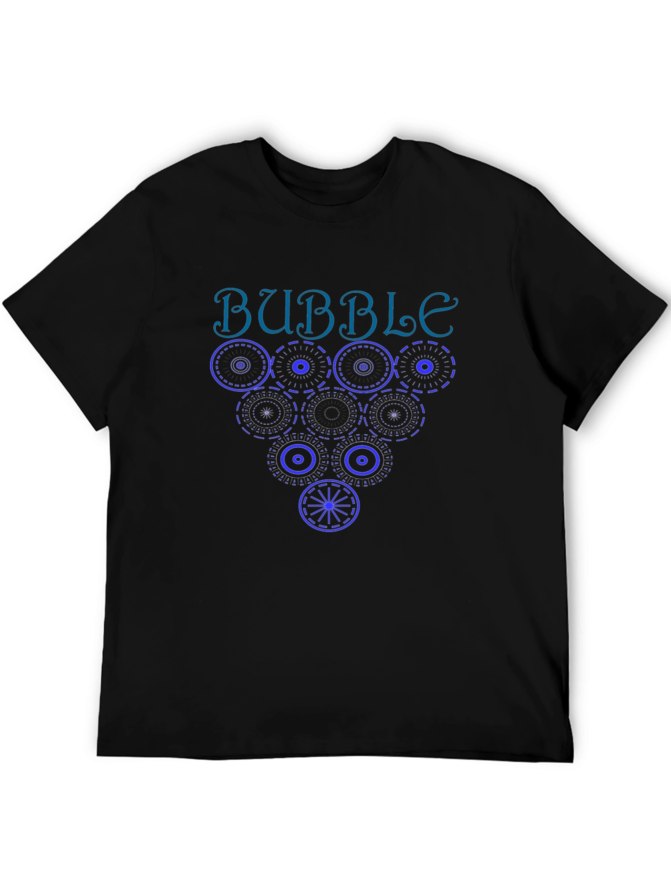 Black Bubble Graphic T-Shirt - Black view 5