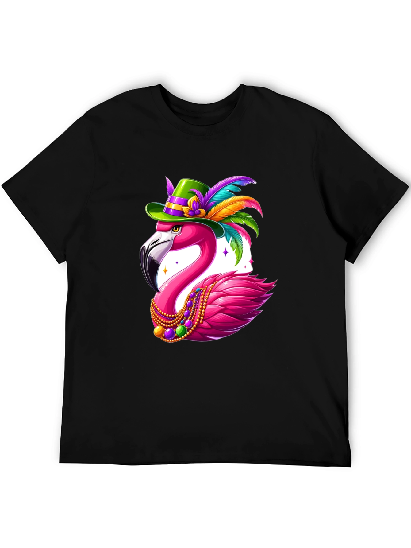 Festive Flamingo Graphic Tee - 5