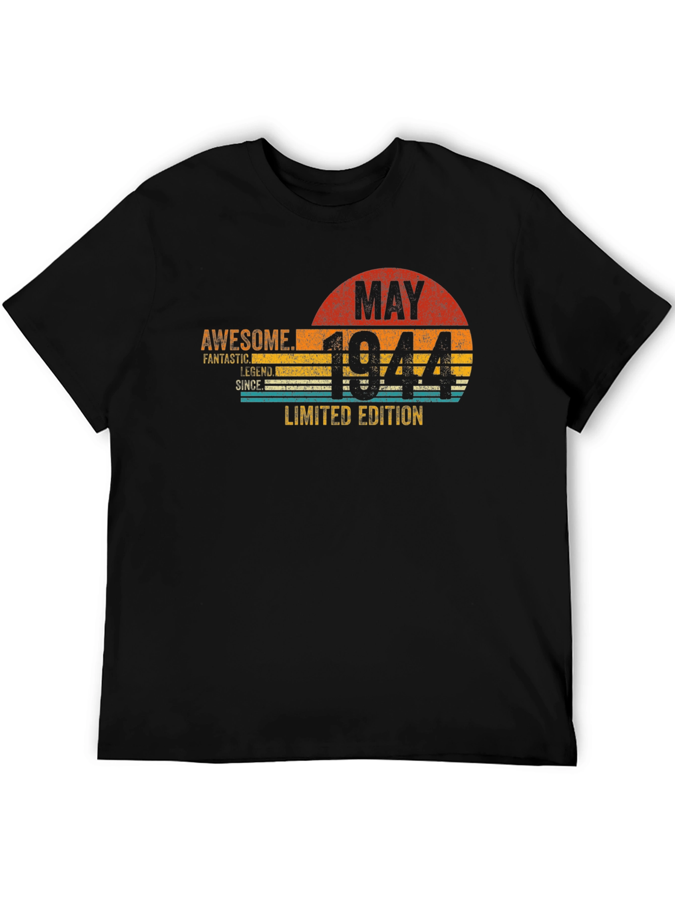 Black Awesome May 1944 Limited Edition T-Shirt view 5