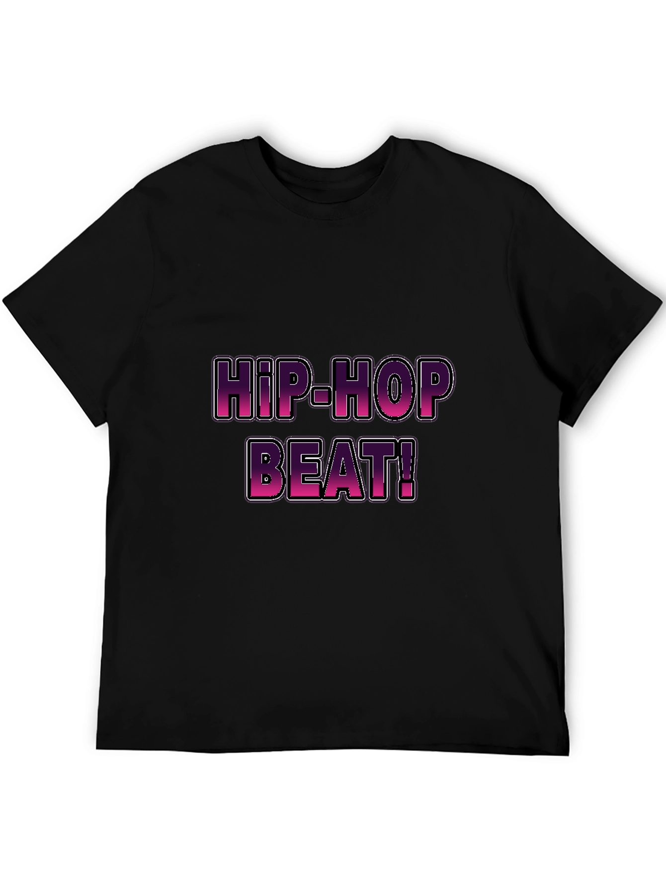Black Hip-Hop Beat! Graphic T-Shirt view 5