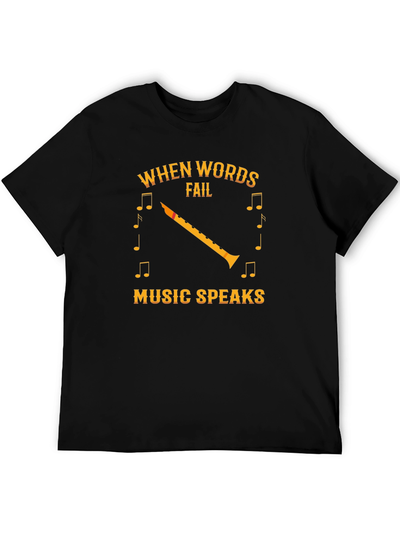 Black Music Speaks Graphic T-Shirt view 5