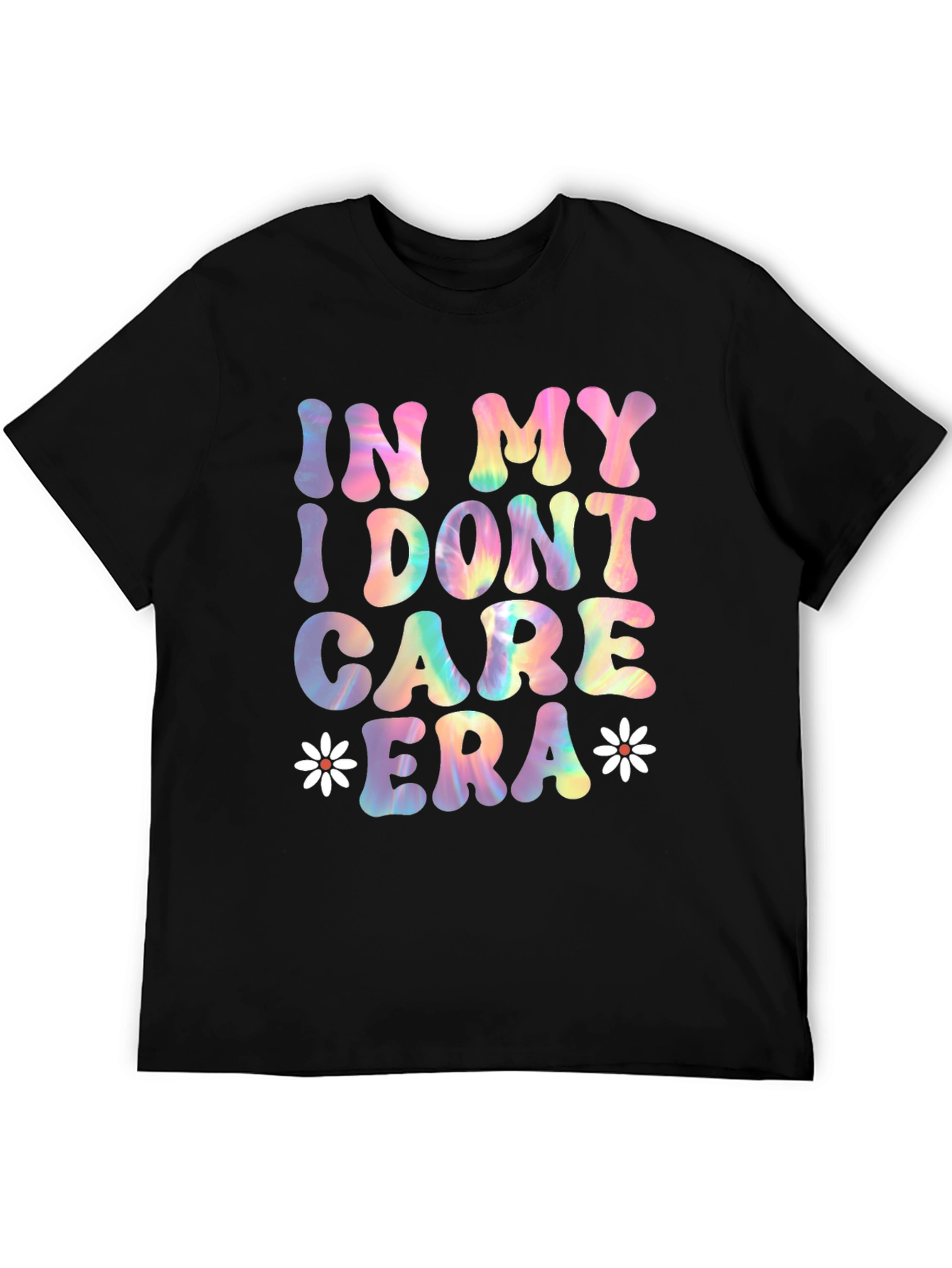 Black In My I Don't Care Era Tee view 5