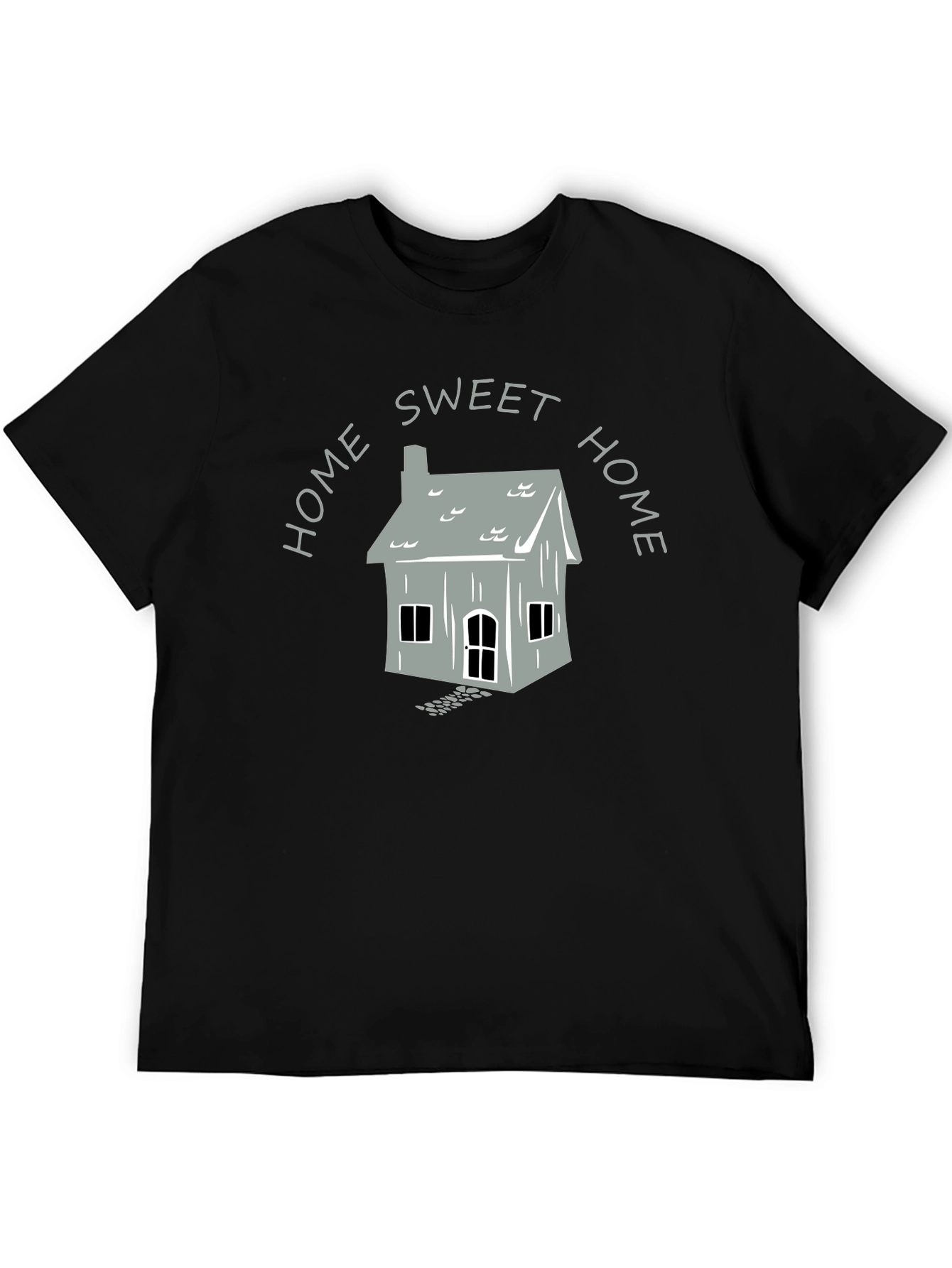 Black Home Sweet Home Graphic T-Shirt view 5