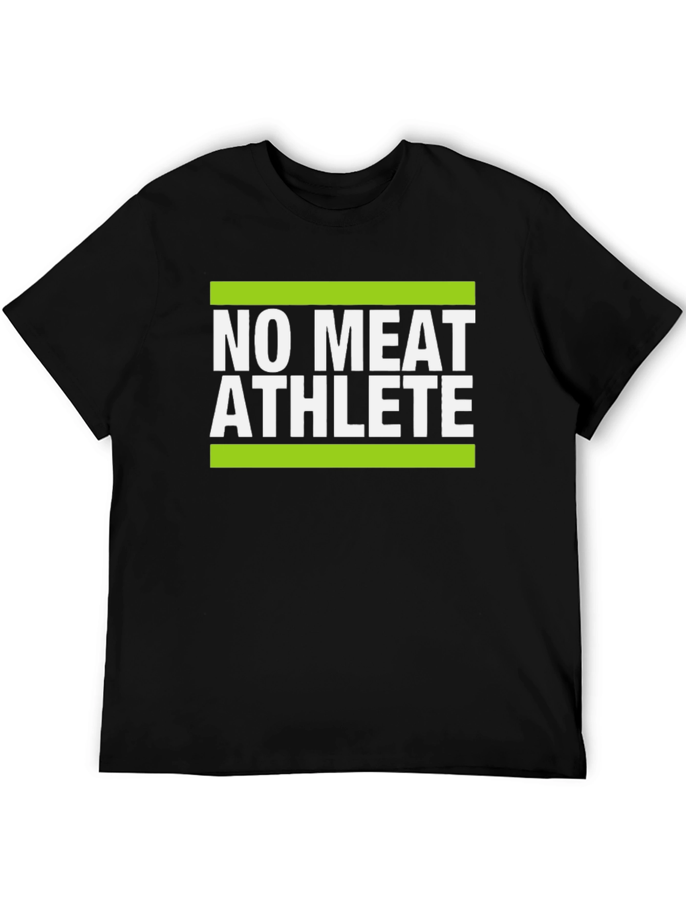 Black No Meat Athlete Black T-Shirt view 5
