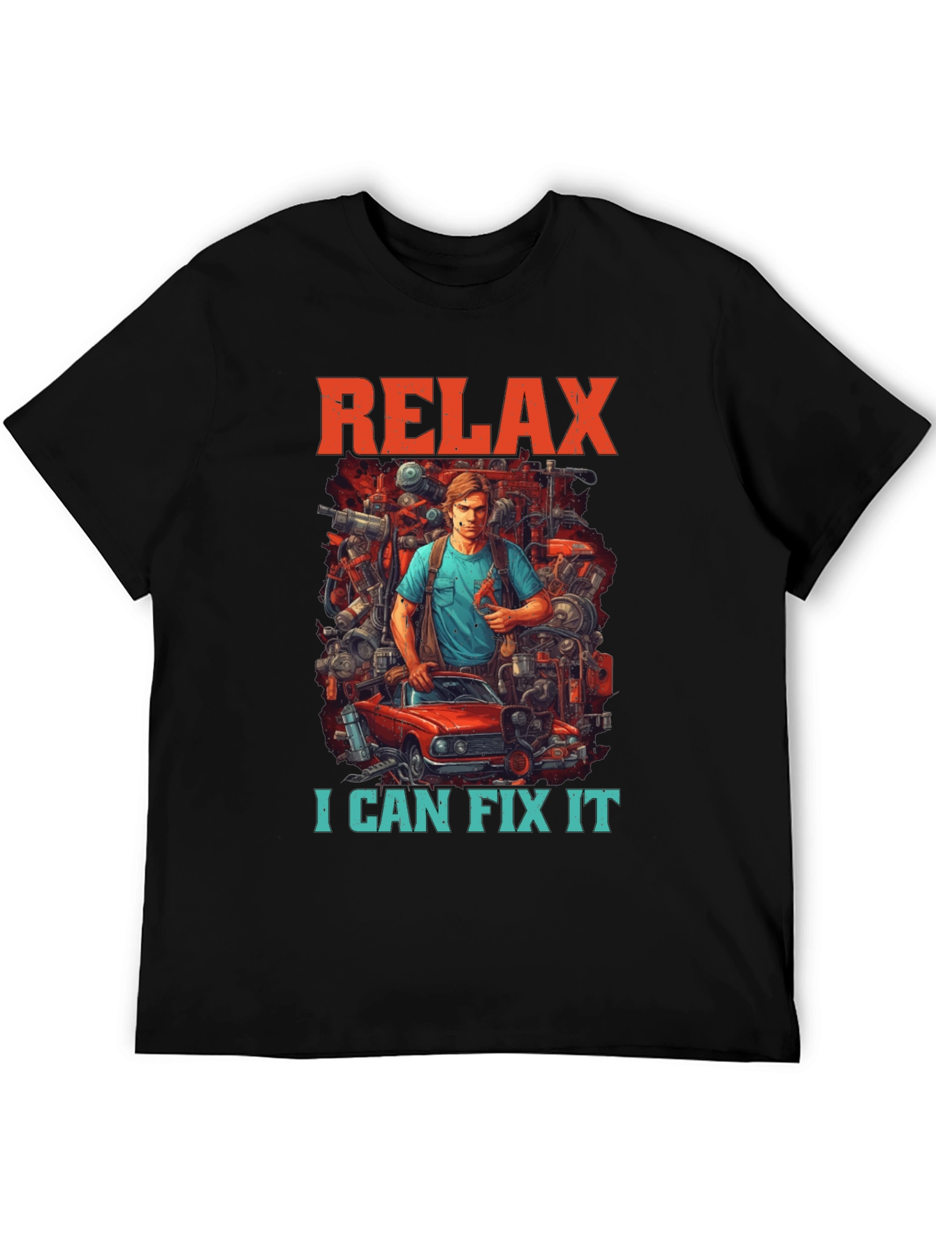 Relax I Can Fix It Graphic T-Shirt - 5
