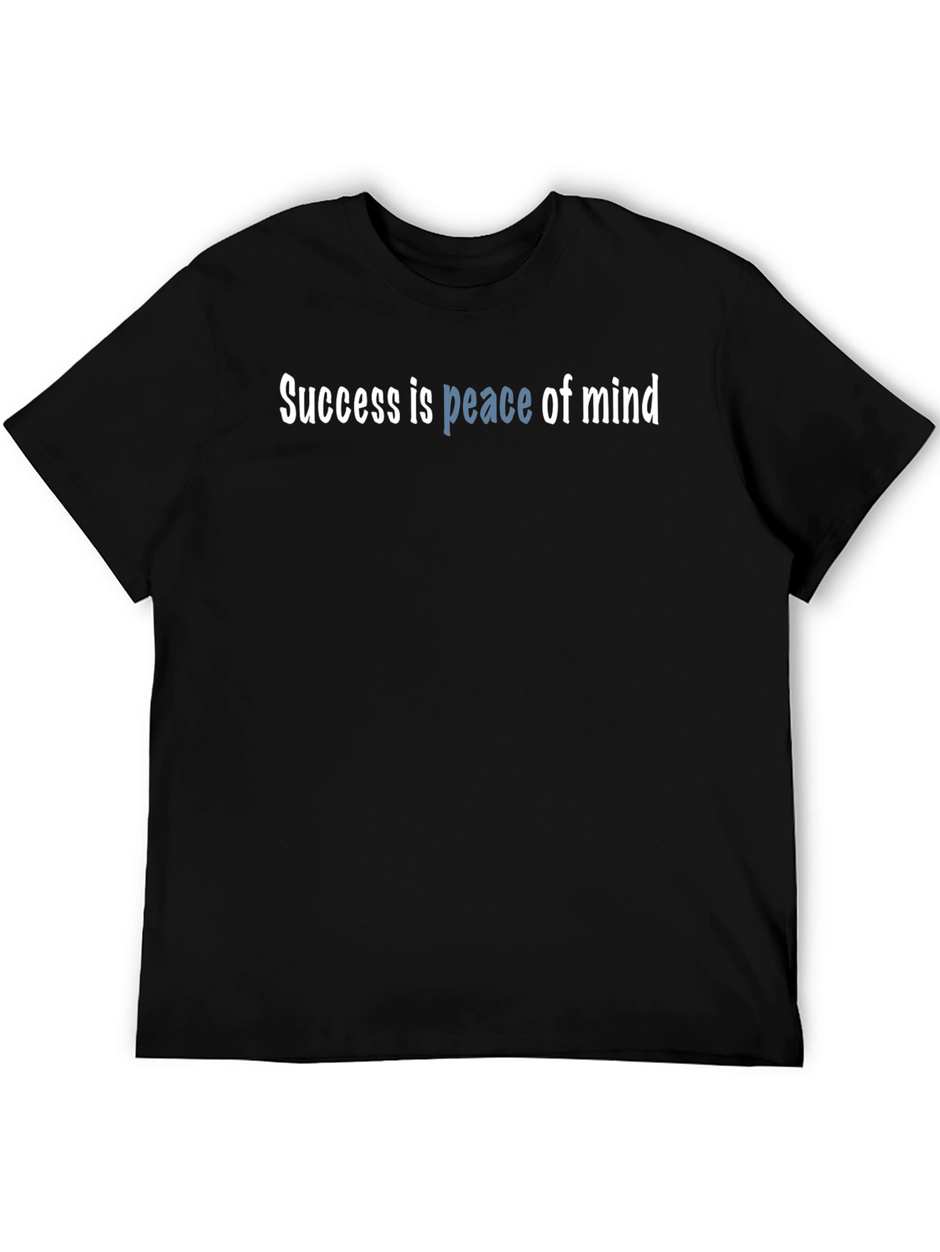 Black Success is Peace of Mind Graphic Tee view 5